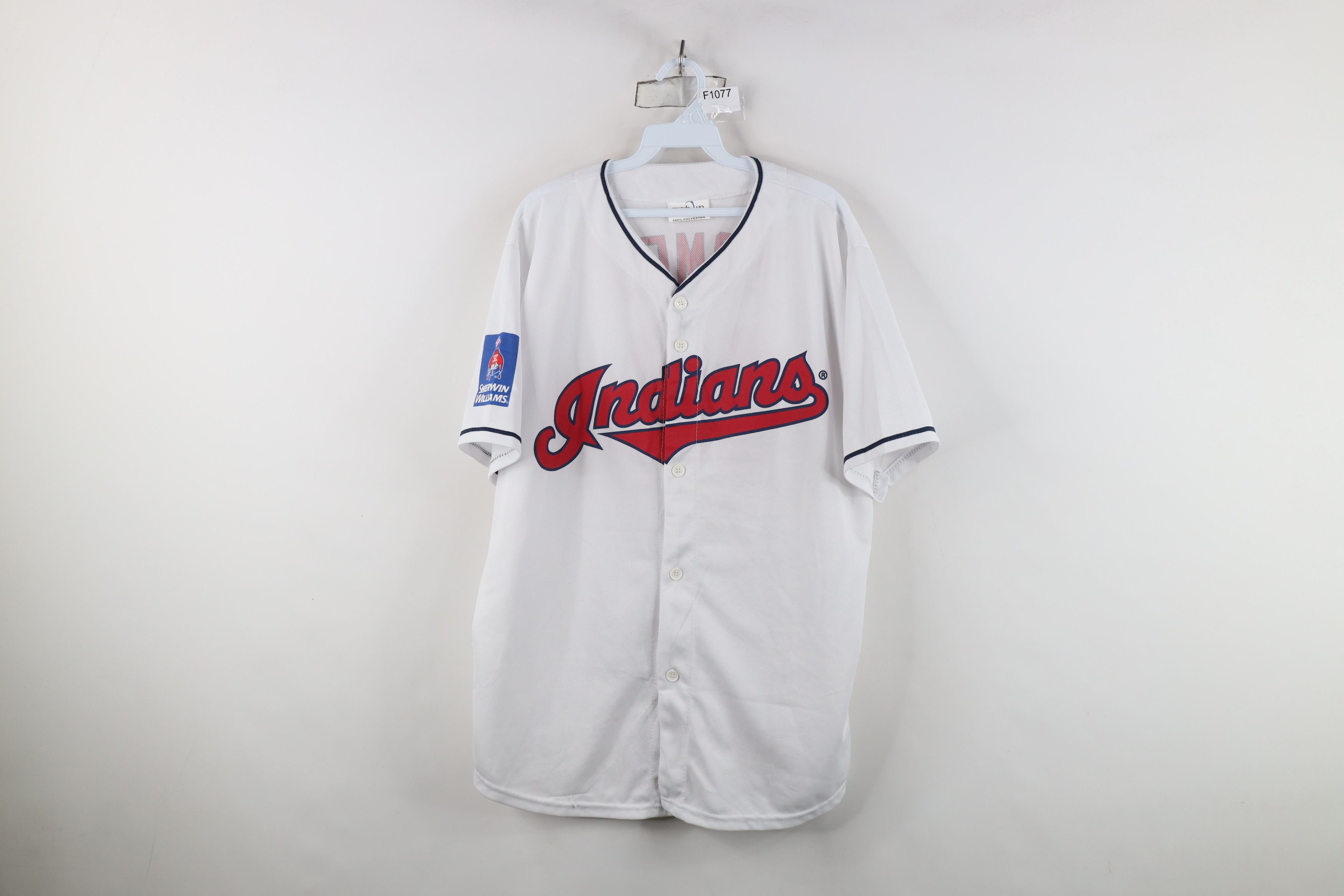 Vintage Y2K Yan Gomes Cleveland Indians Baseball Jersey White #10 Size US XL / EU 56 / 4 - 1 Thumbnail
