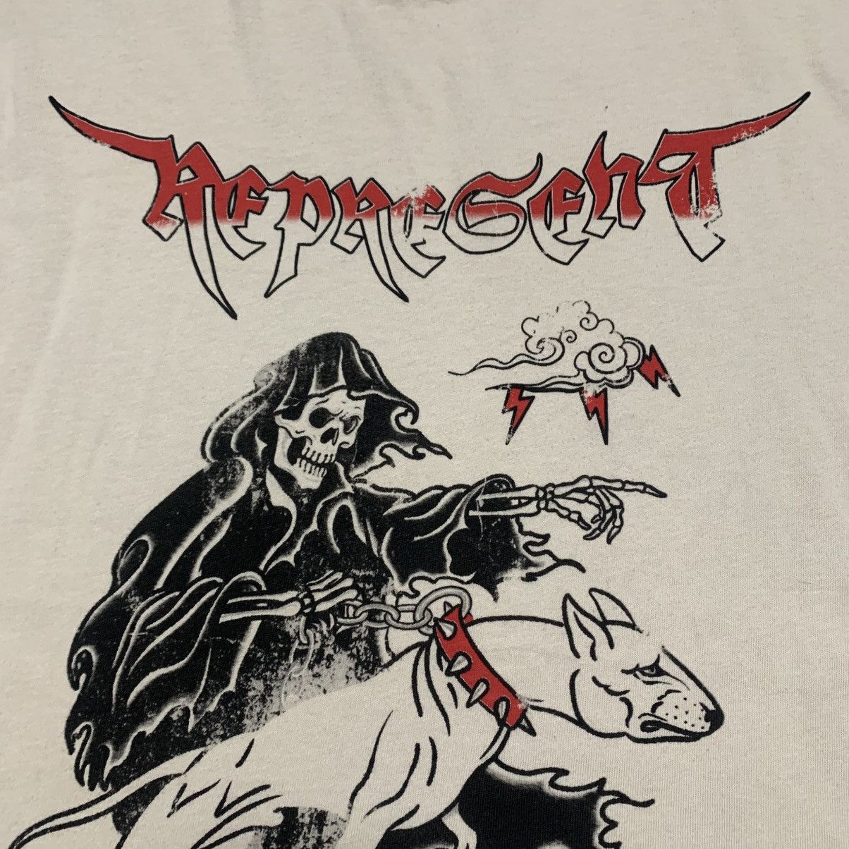 Represent Clo. Represent Small Hard 2 Kill Vintage White Tee Size US S / EU 44-46 / 1 - 3 Thumbnail