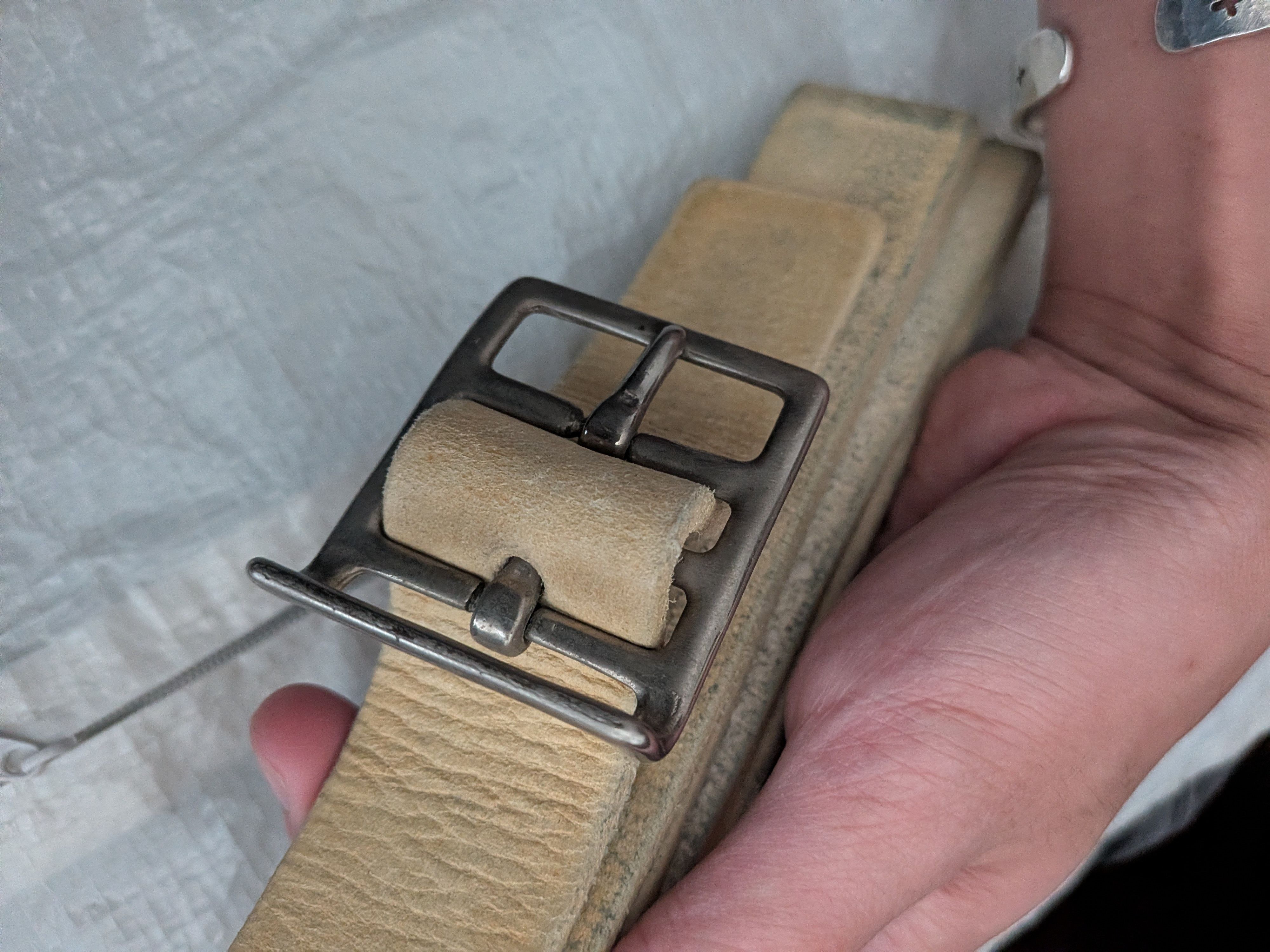 Carol Christian Poell Carol Christain Poell Folded Leather Belt Size 34 - 6 Thumbnail