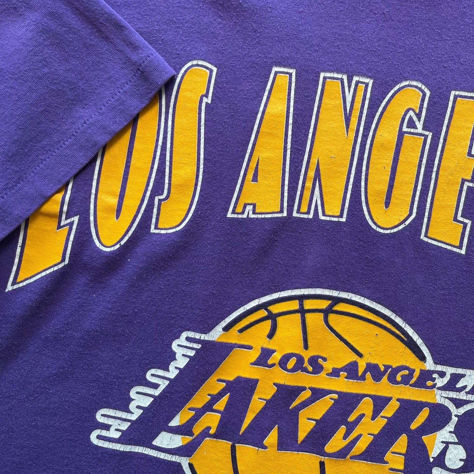 Nutmeg Vintage Nutmeg Los Angeles Lakers Graphic Tee L Size US L / EU 52-54 / 3 - 8 Thumbnail