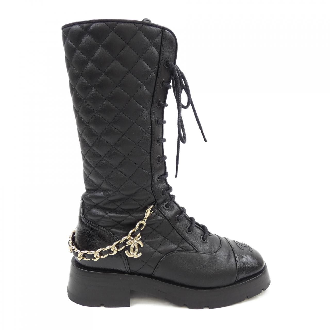 Chanel Chanel Chanel G39394 Boots Leather Shoes G39394 DUTY FREE for USA Size ONE SIZE - 1 Thumbnail