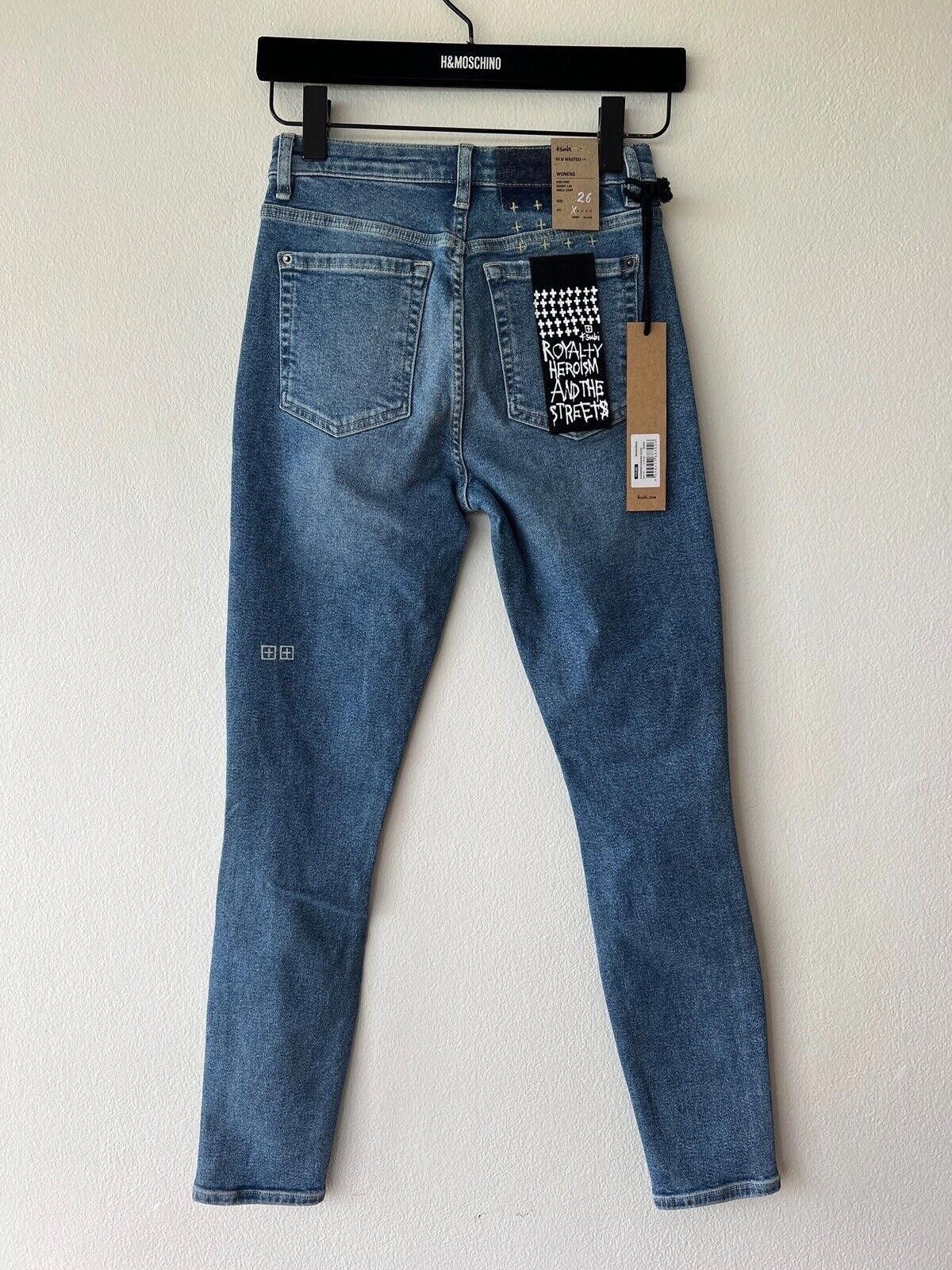 Ksubi new Ksubi womens denim jeans small hi n wasted blue 26 8 Size 26" / US 2 / IT 38 - 5 Thumbnail