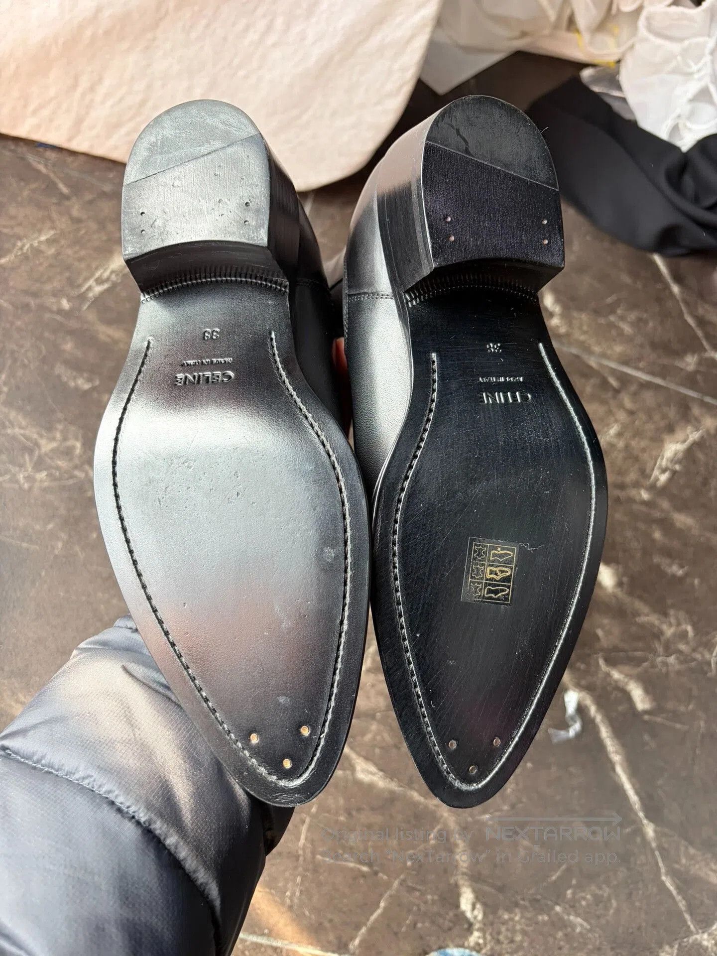 Celine Celine Patent Leather Chelsea Boots. Size US 7 / IT 37 - 6 Thumbnail