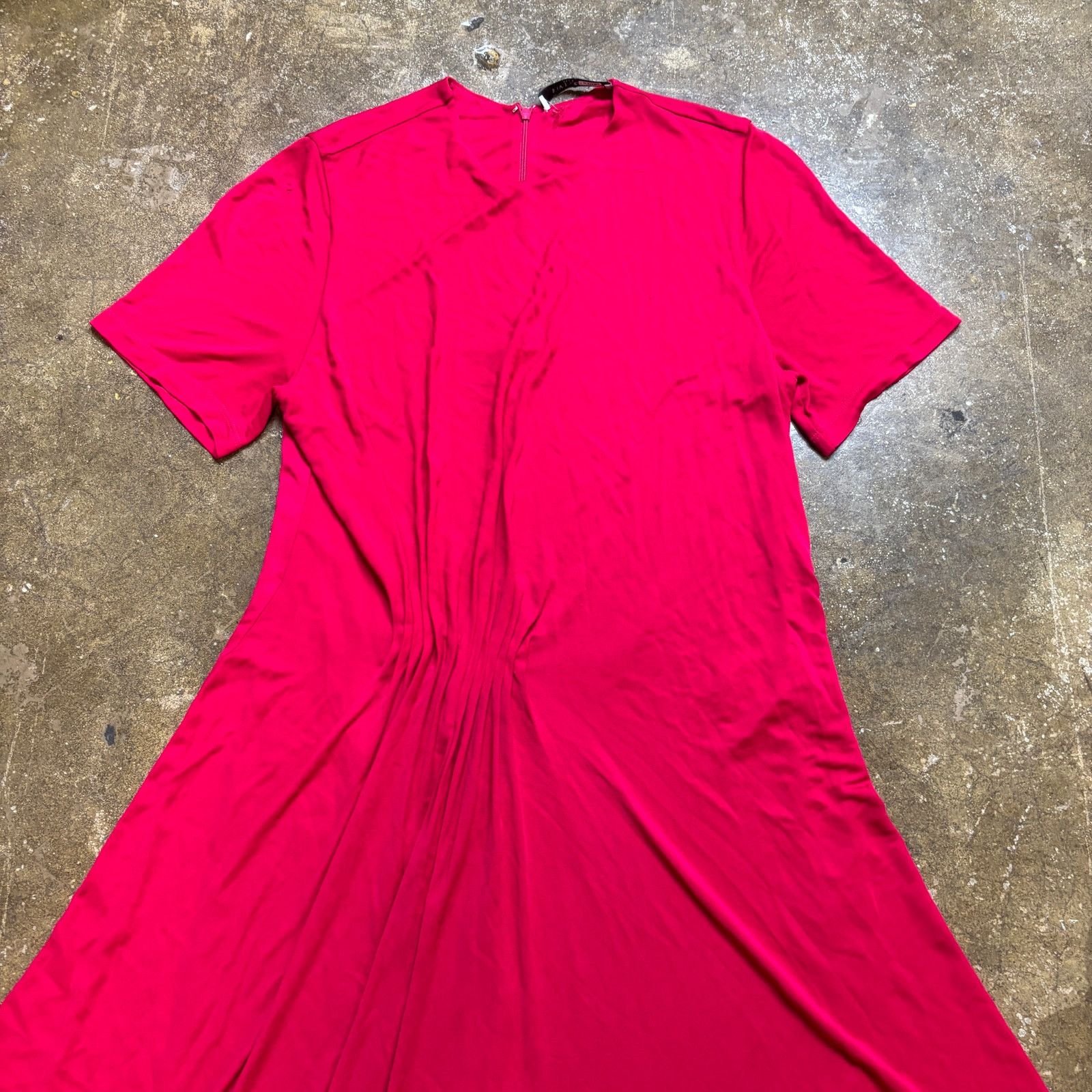Givenchy Givenchy Side Ruched A Line Shirt Dress Women's 42 Size L / US 10 / IT 46 - 2 Thumbnail