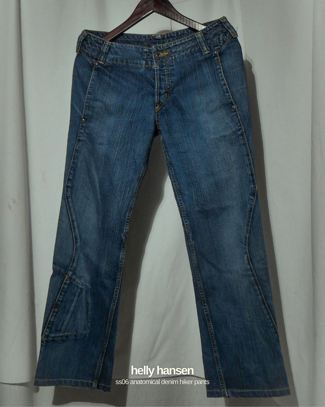 Helly Hansen SS06 Reversed Anatomical Denim Hiker Pants Size US 28 / EU 44 - 1 Thumbnail