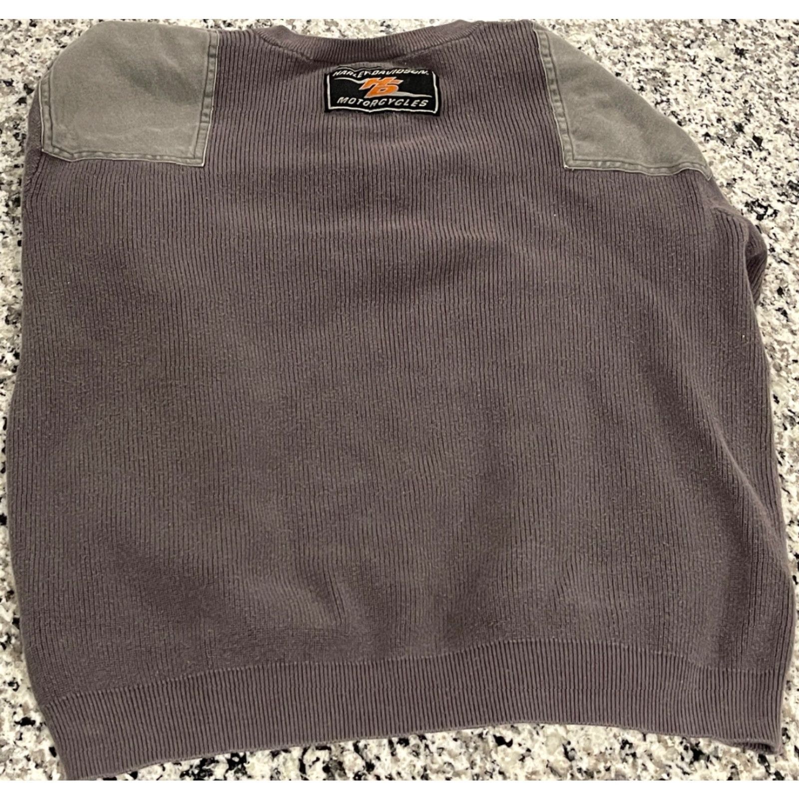 Harley Davidson VINTAGE Harley-Davidson 1/4 Zip Sweater Logo 100% Cotton Sz Medium Mens Gray Size US M / EU 48-50 / 2 - 6 Thumbnail