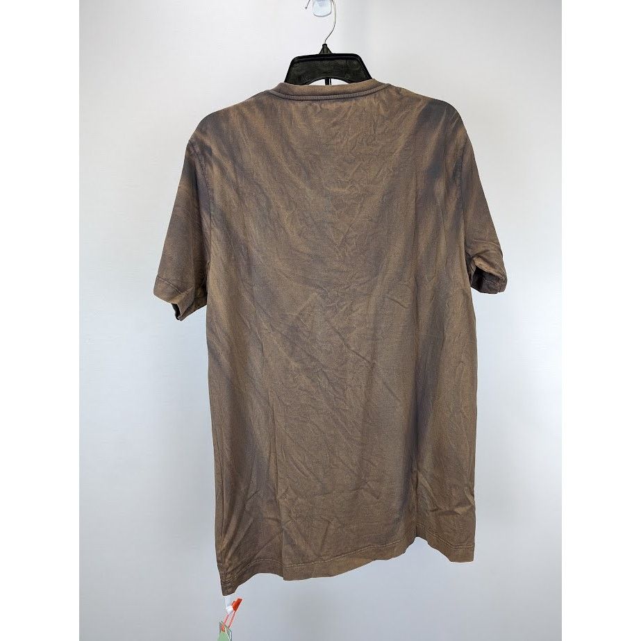 Off-White o1rshd1 Bookish Laund Slim Short Sleeve T-Shirt in Brown Size US L / EU 52-54 / 3 - 14 Thumbnail