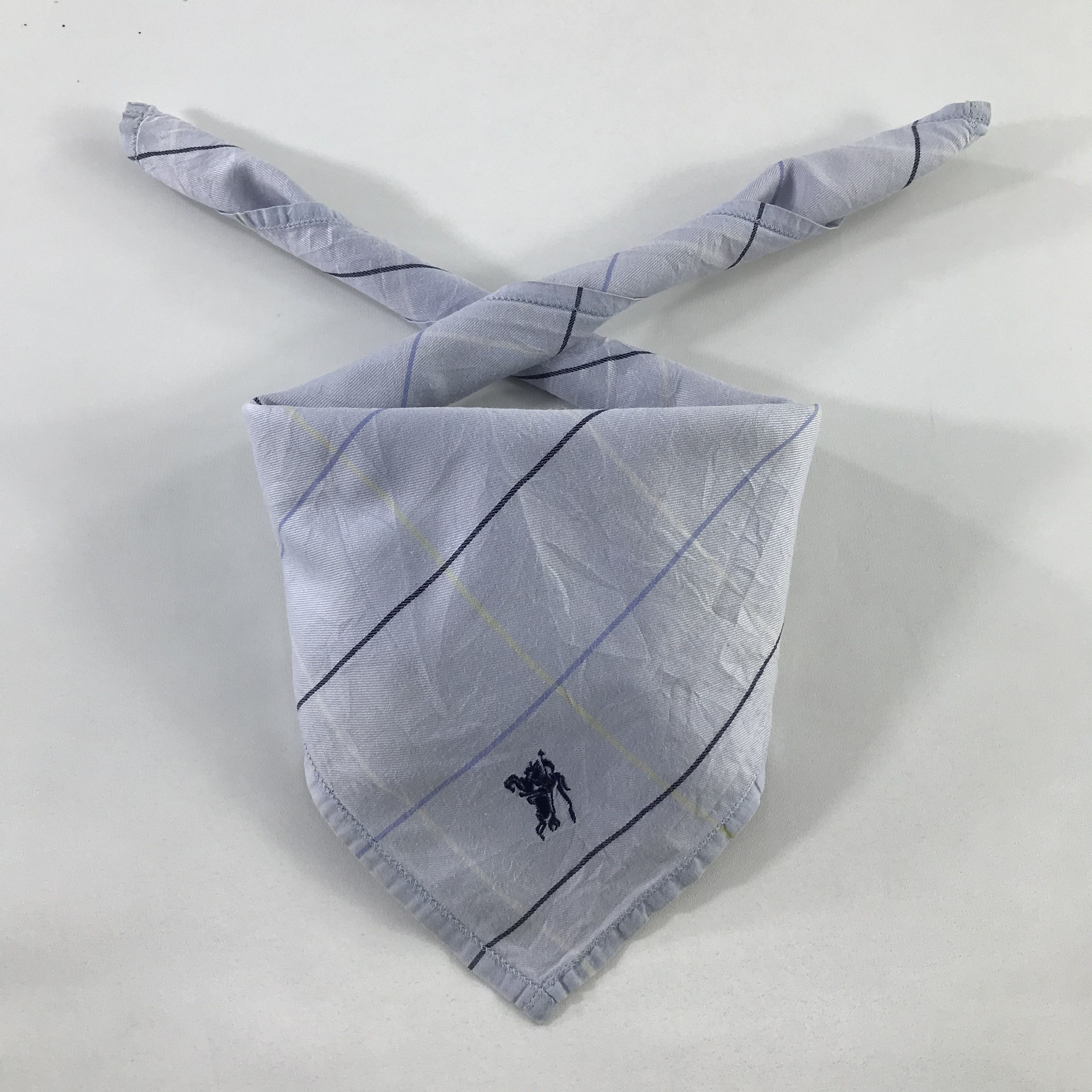 Burberry × Vintage Burberry Bandana / Handkerchief / Neckerchief - S643 Size ONE SIZE - 3 Thumbnail