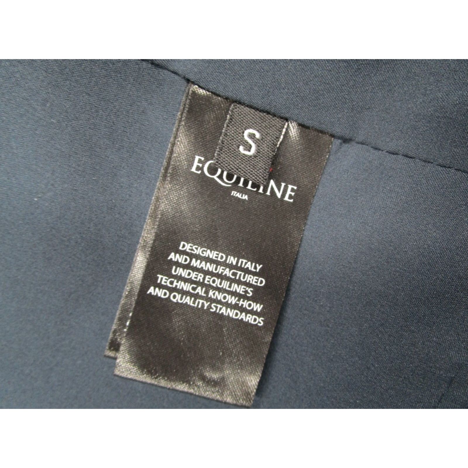 Vintage Equiline Jacket Womens Small Blue Silene Faux Fur Full Zip Hooded Equestrian Size S / US 4 / IT 40 - 4 Thumbnail