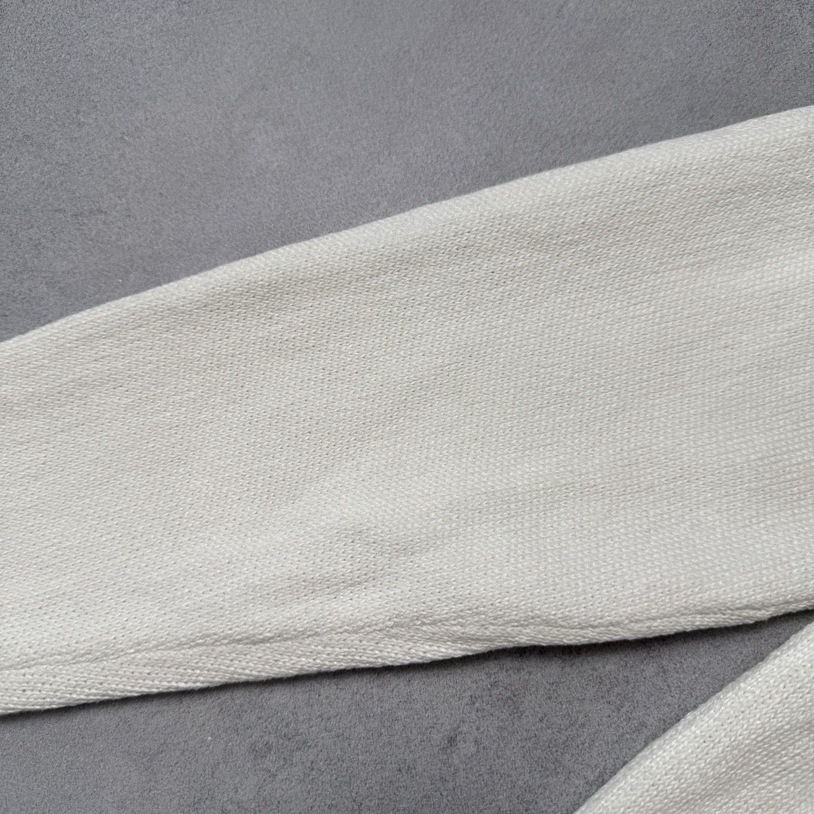 Zanone Zanone Men Linen/Cotton Cardigan Size 50 White Made In Italy Size US M / EU 48-50 / 2 - 5 Thumbnail