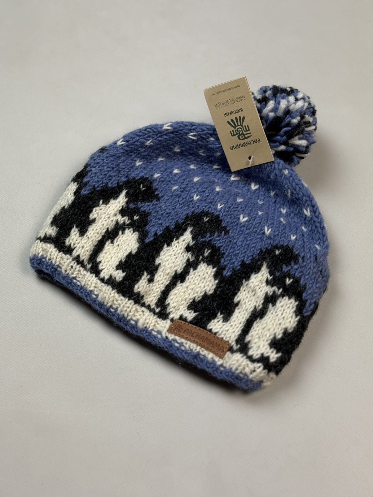 Other BNWT! Pachamama Hand Knitted Wool Pinguin Bobble Beanie Hat Size ONE SIZE - 4 Thumbnail