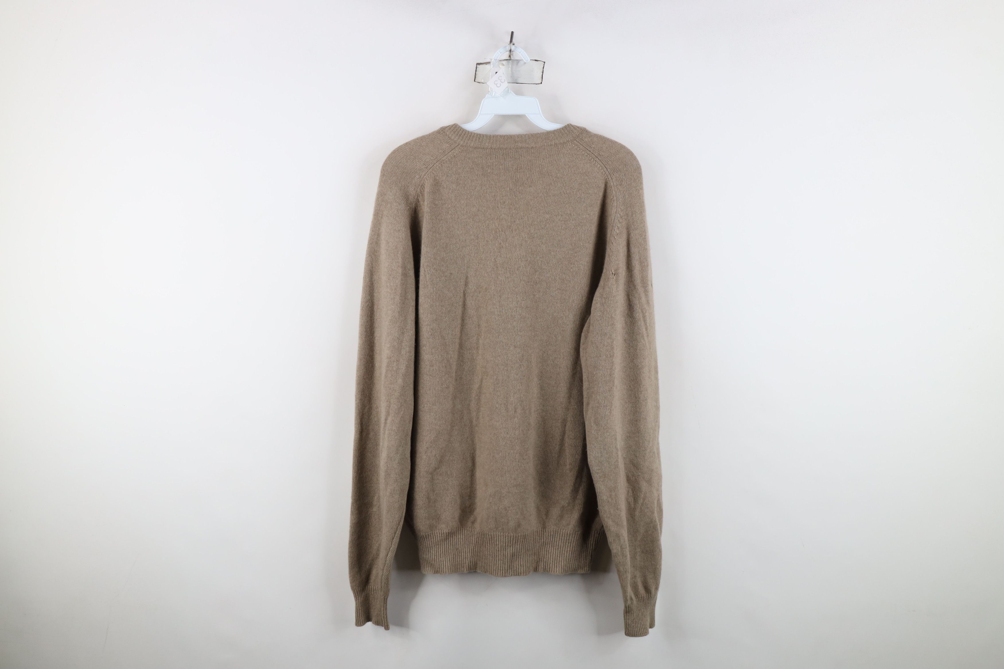 Vintage Vintage 80s 90s Streetwear Blank Soft Cashmere Knit Sweater Size US L / EU 52-54 / 3 - 11 Thumbnail