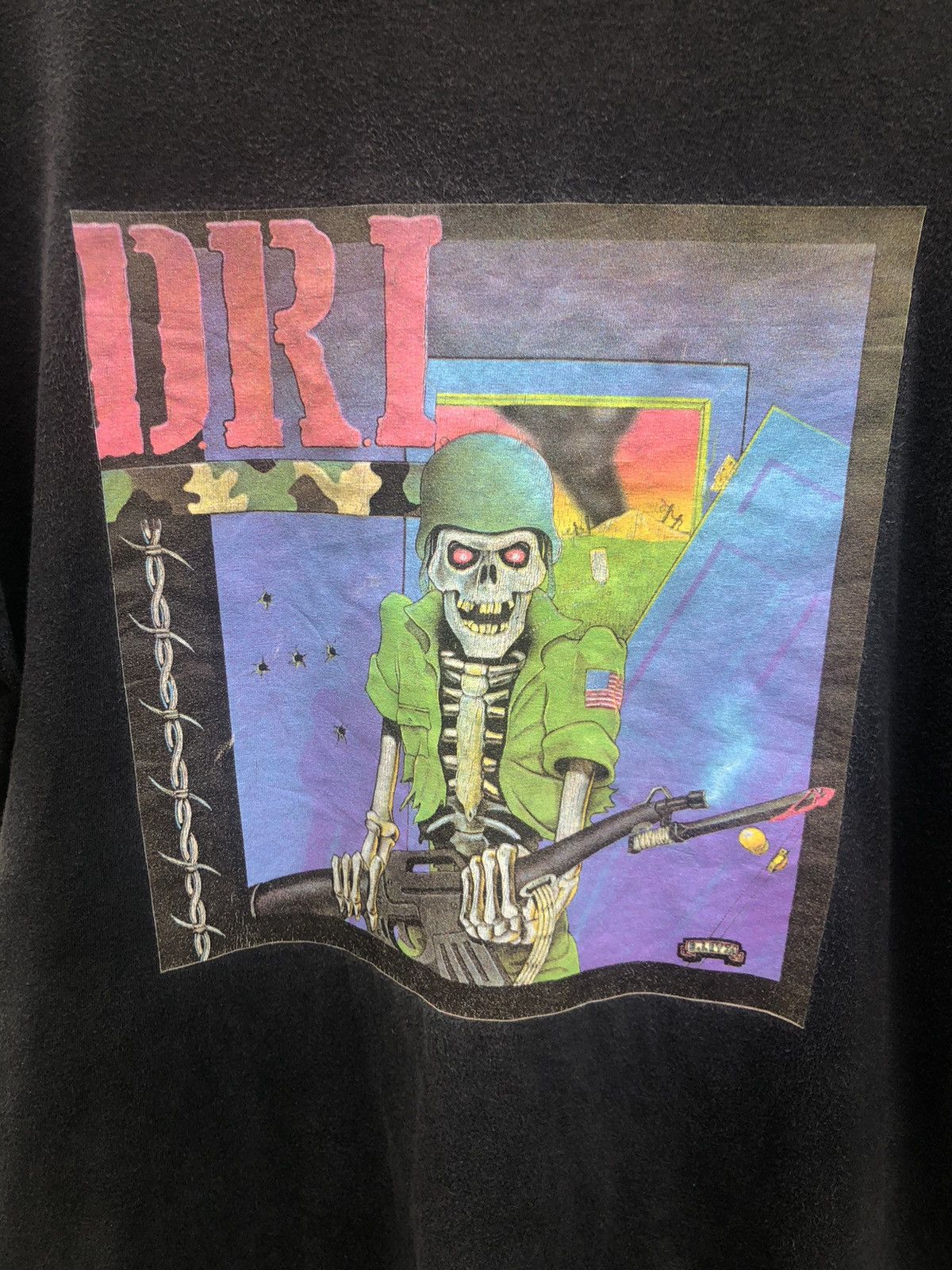 Band Tees Vintage D.R.I "First Album" Faded Tshirt Size US M / EU 48-50 / 2 - 4 Thumbnail