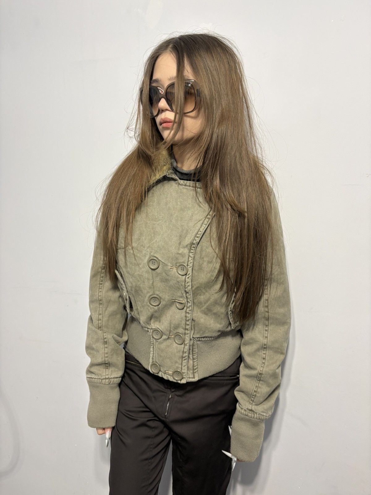 Hysteric Glamour × Undercover 00s Napoleon Military Faux Fur LGB Style Bomber Jacket Size M / US 6-8 / IT 42-44 - 7 Thumbnail