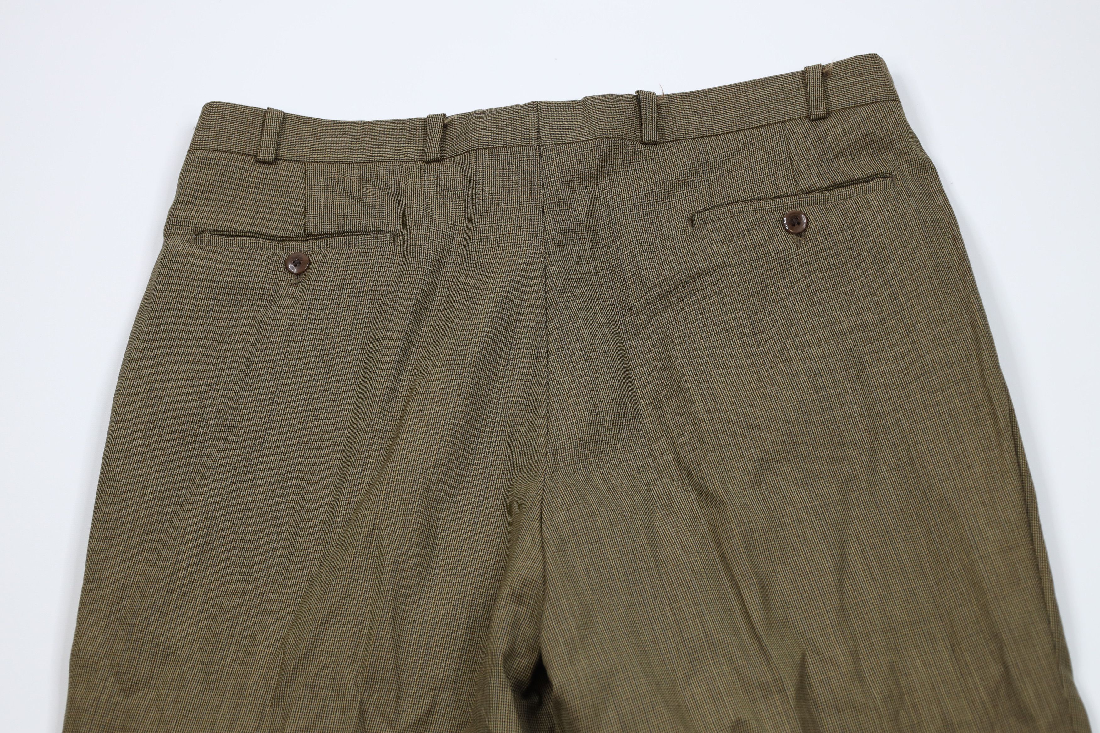 Ralph Lauren Vintage 90s Ralph Lauren Wide Leg Chino Pants Plaid Size US 36 / EU 52 - 10 Thumbnail