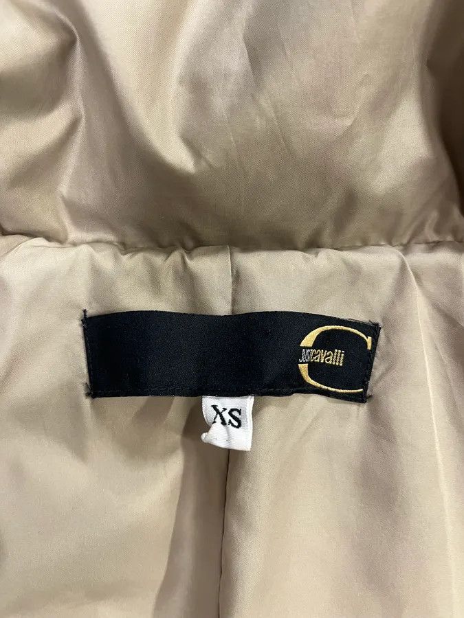Roberto Cavalli × Vintage 2000s Cavalli Beige Harness Puffer Bondage Jacket Size S / US 4 / IT 40 - 8 Thumbnail