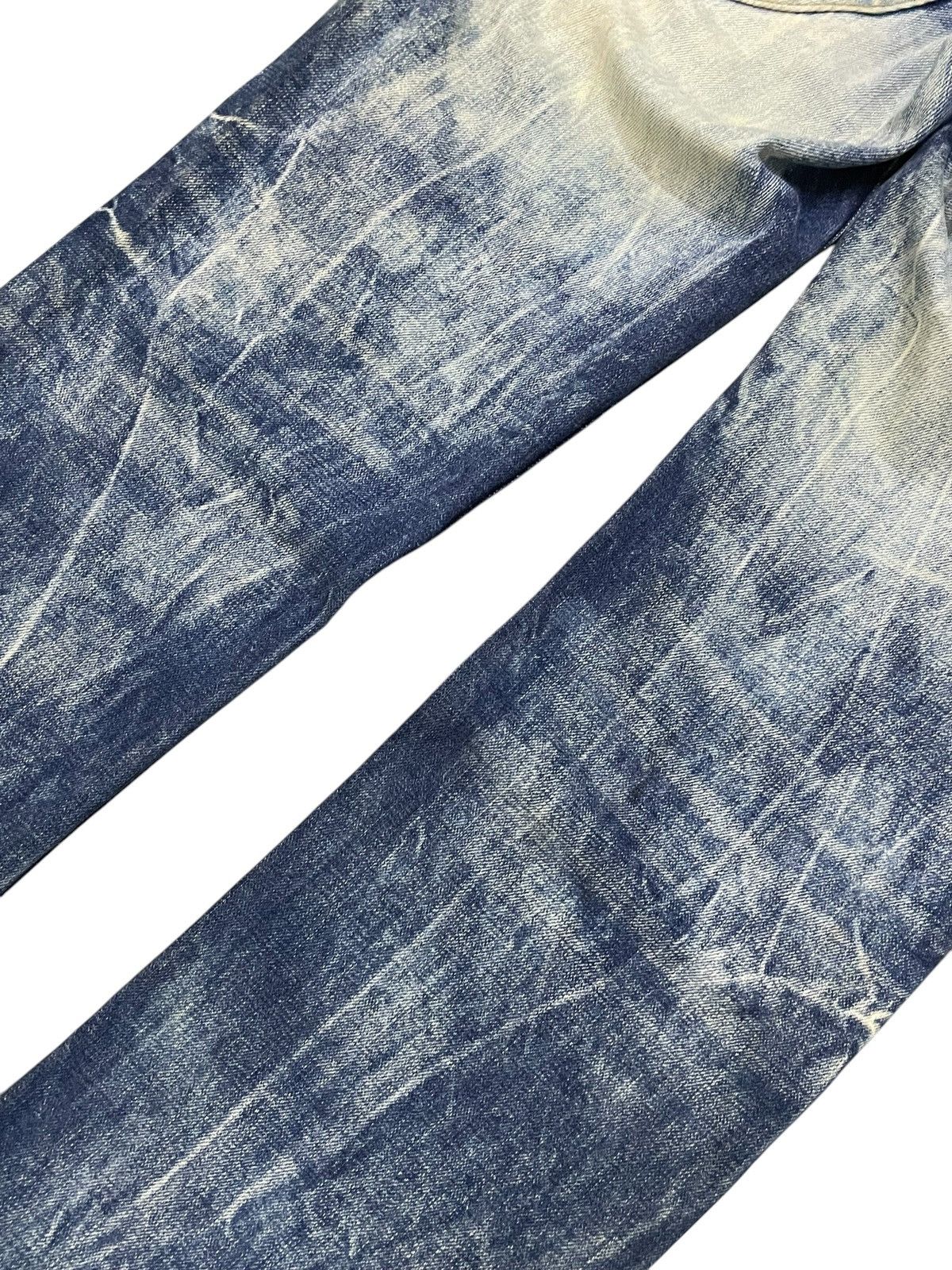 If Six Was Nine × LOWBOX × Le Grande Bleu (L.G.B.) Red Papper Japan Feather Wings Embellish Shatter Glass Jeans Size US 30 / EU 46 - 14 Thumbnail