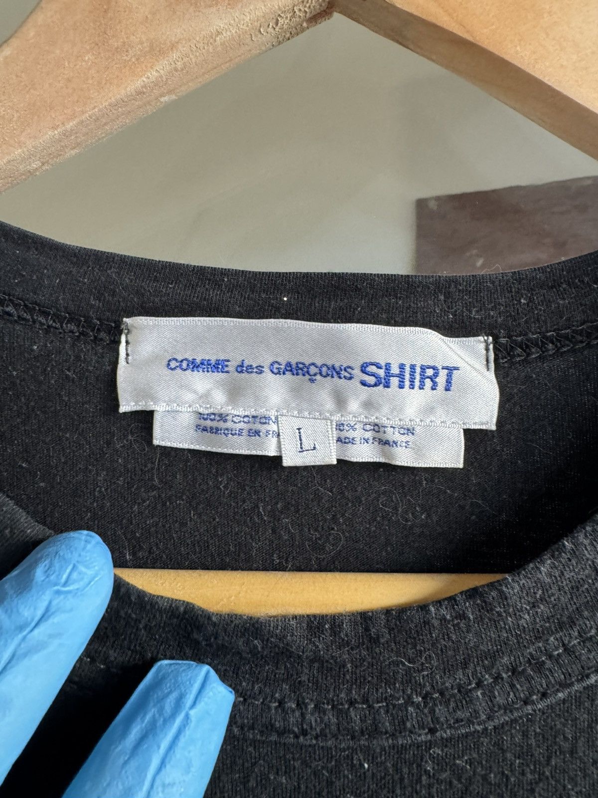 Comme des Garcons SHIRT Vintage Avangard Comme Des Garcons Shirt Longsleeve black Size US L / EU 52-54 / 3 - 7 Thumbnail