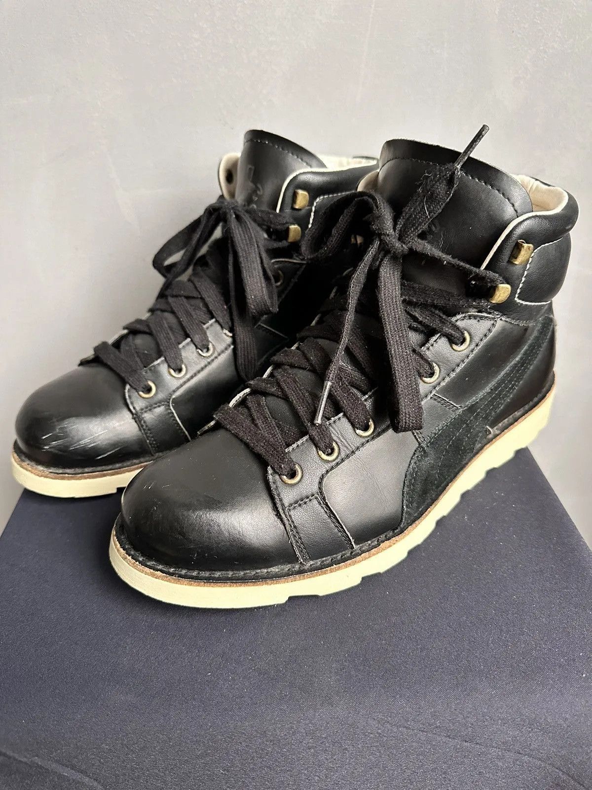 KMRii Wow 😻 Leather Boots Hight Avant Garde A.S98 Syle Size US 8.5 / EU 41-42 - 6 Thumbnail