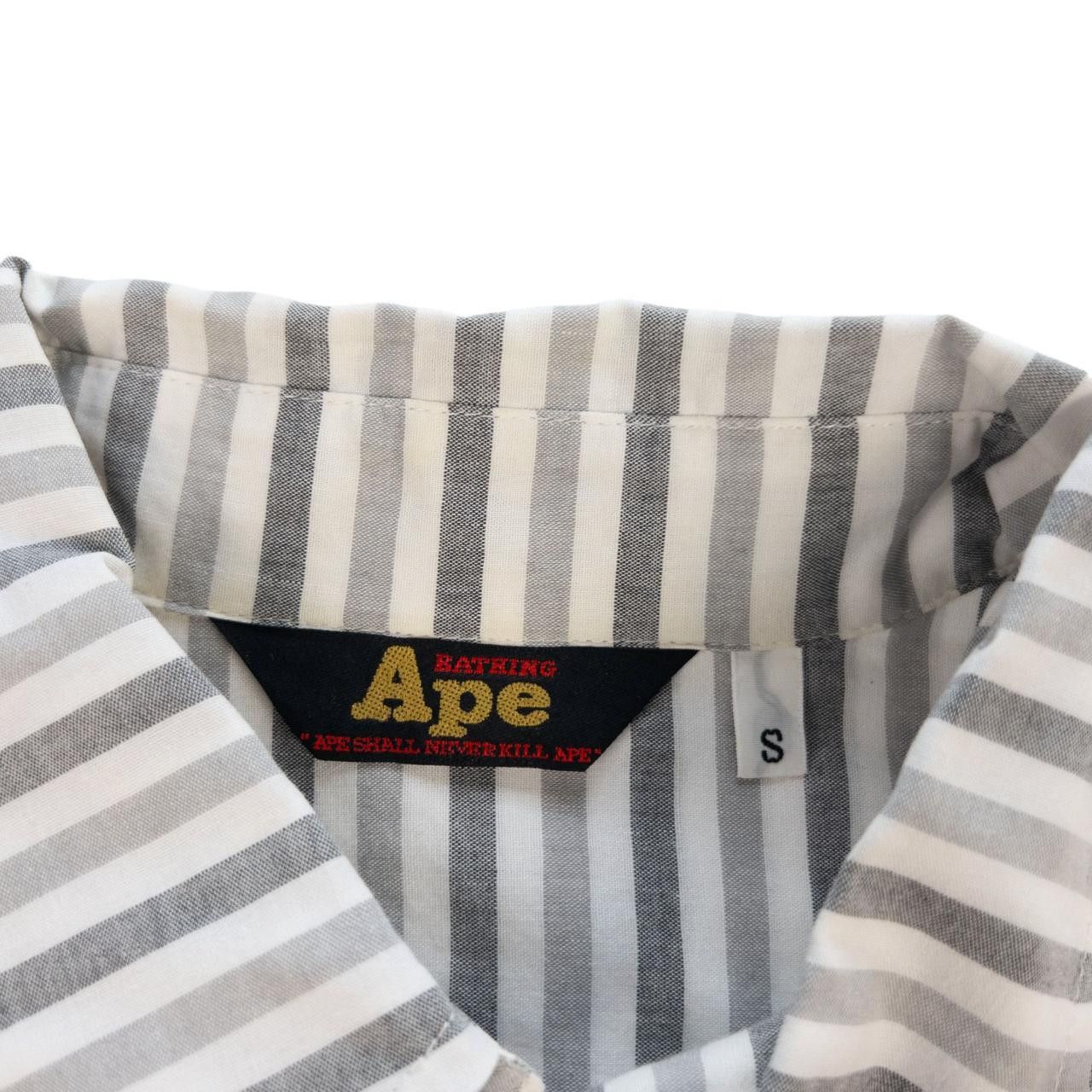 Bape Vintage Bape Check Button Up Shirt Size S Size US S / EU 44-46 / 1 - 7 Thumbnail