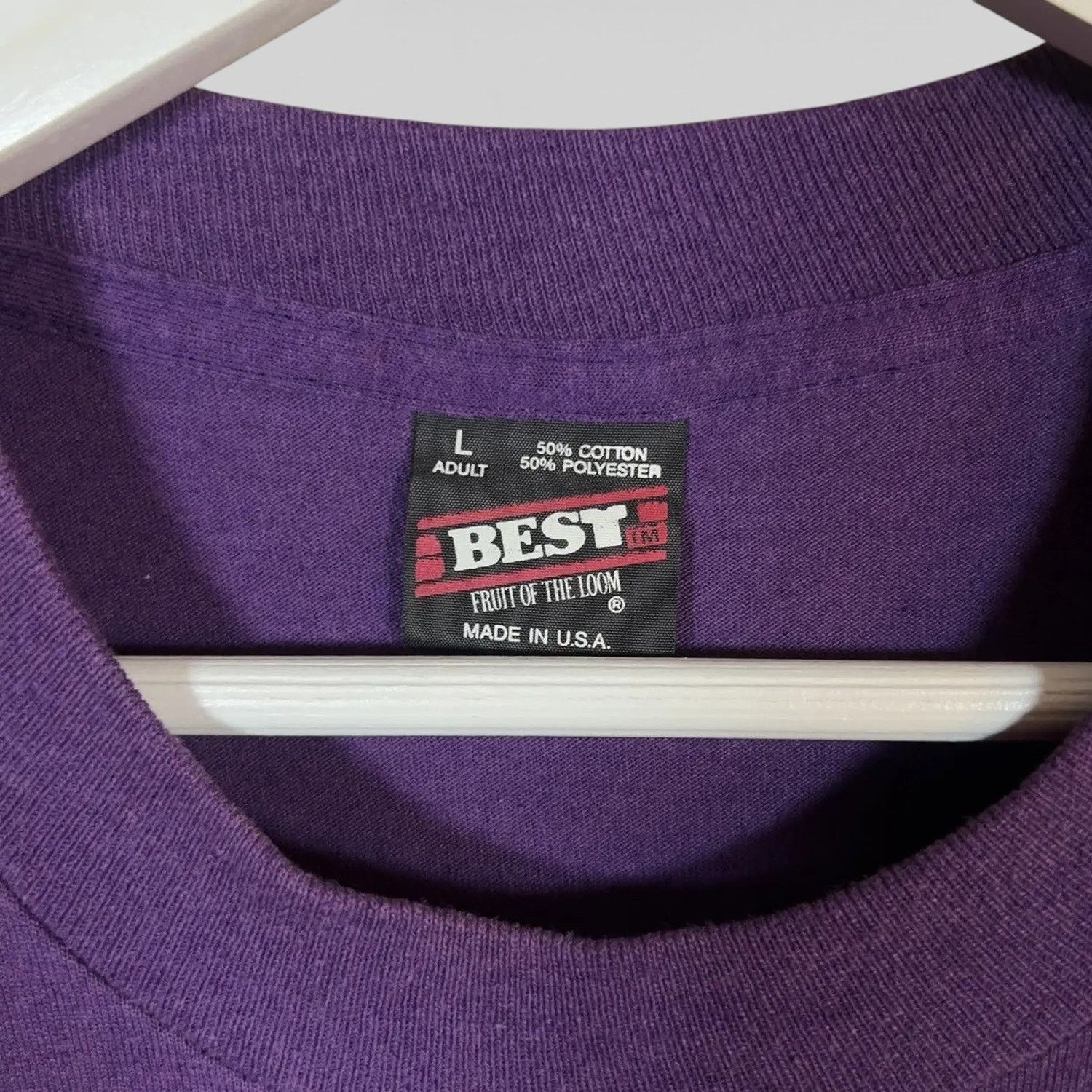 Converse Vintage 90s Converse Script Logo Tee Shirt Size US L / EU 52-54 / 3 - 3 Thumbnail