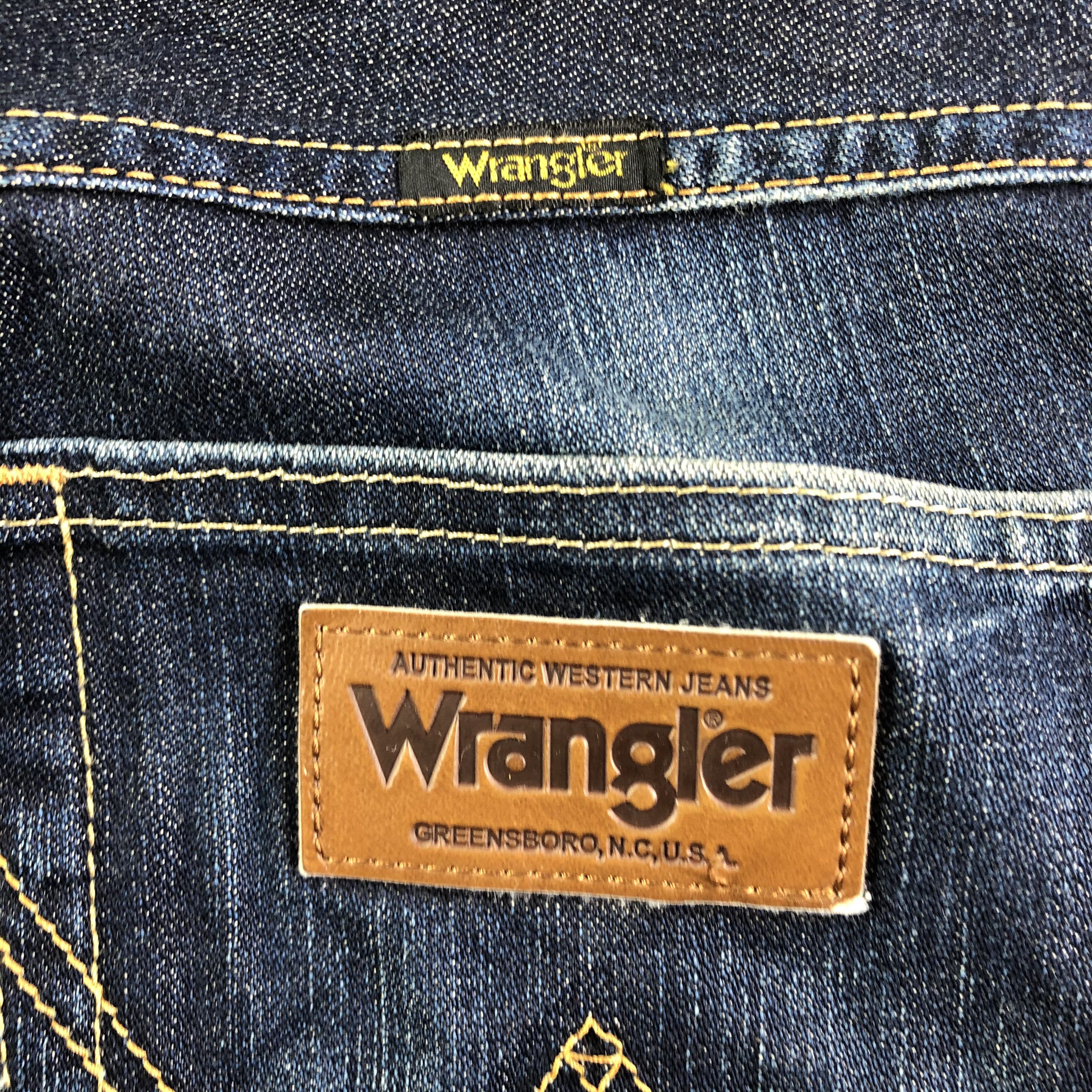 Vintage × Wrangler Vintage Blue Wash Wrangler Jeans-JM3242 Size US 34 / EU 50 - 5 Thumbnail