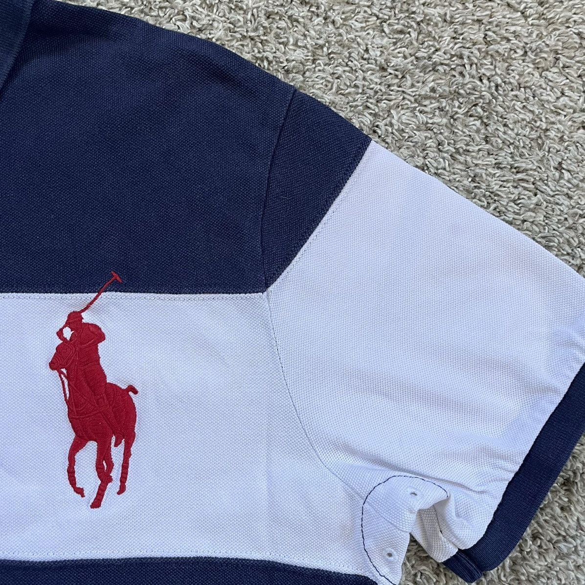 Polo Ralph Lauren × Wu-Tang Clan 🔴Polo Ralph Lauren Shirt Size XL Navy White Big Pony Wu-Tang Size US XL / EU 56 / 4 - 3 Thumbnail