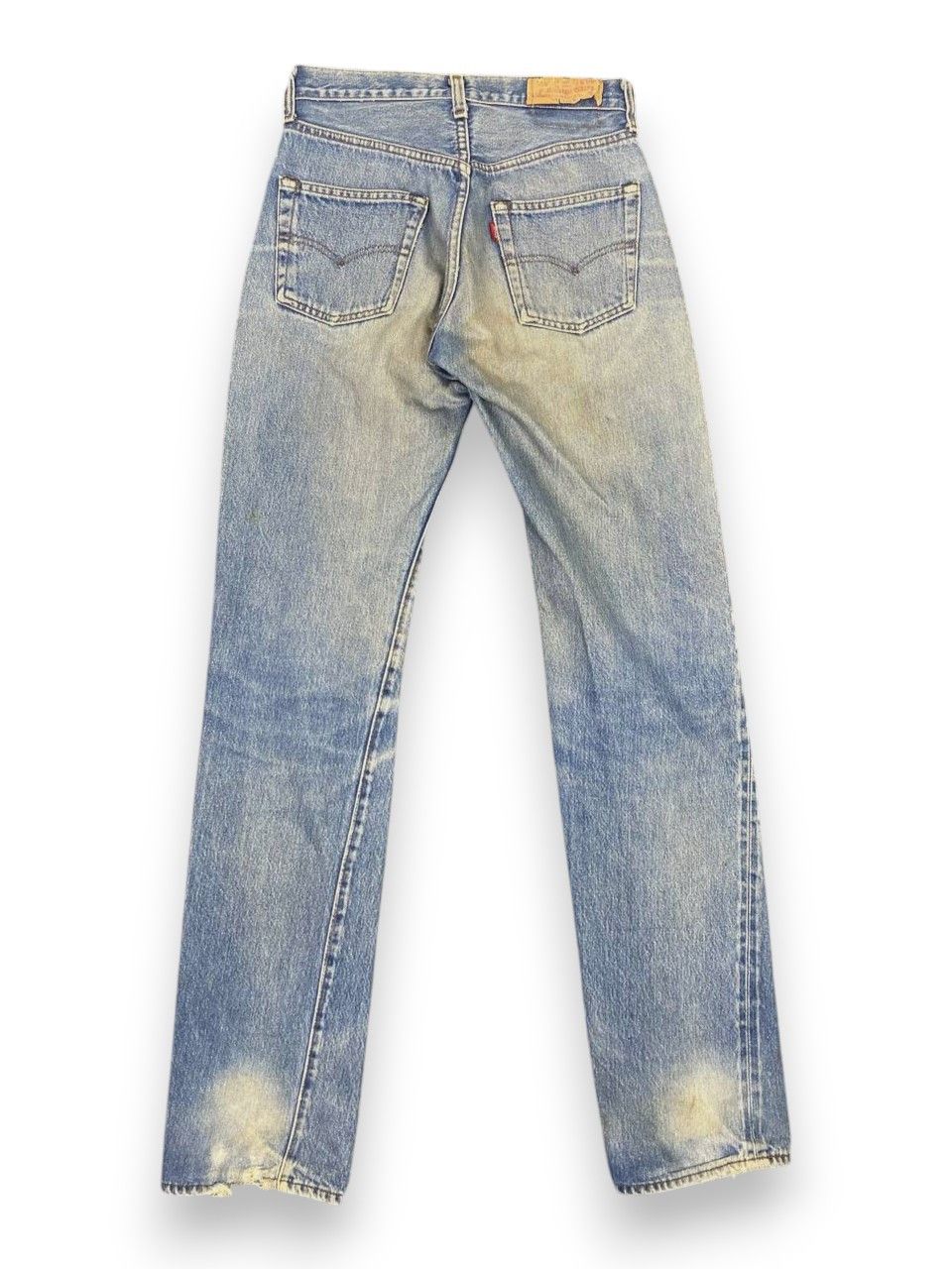 Levi's vintage 80s levis 501 selvedge distressed denim nice design Size US 28 / EU 44 - 2 Thumbnail