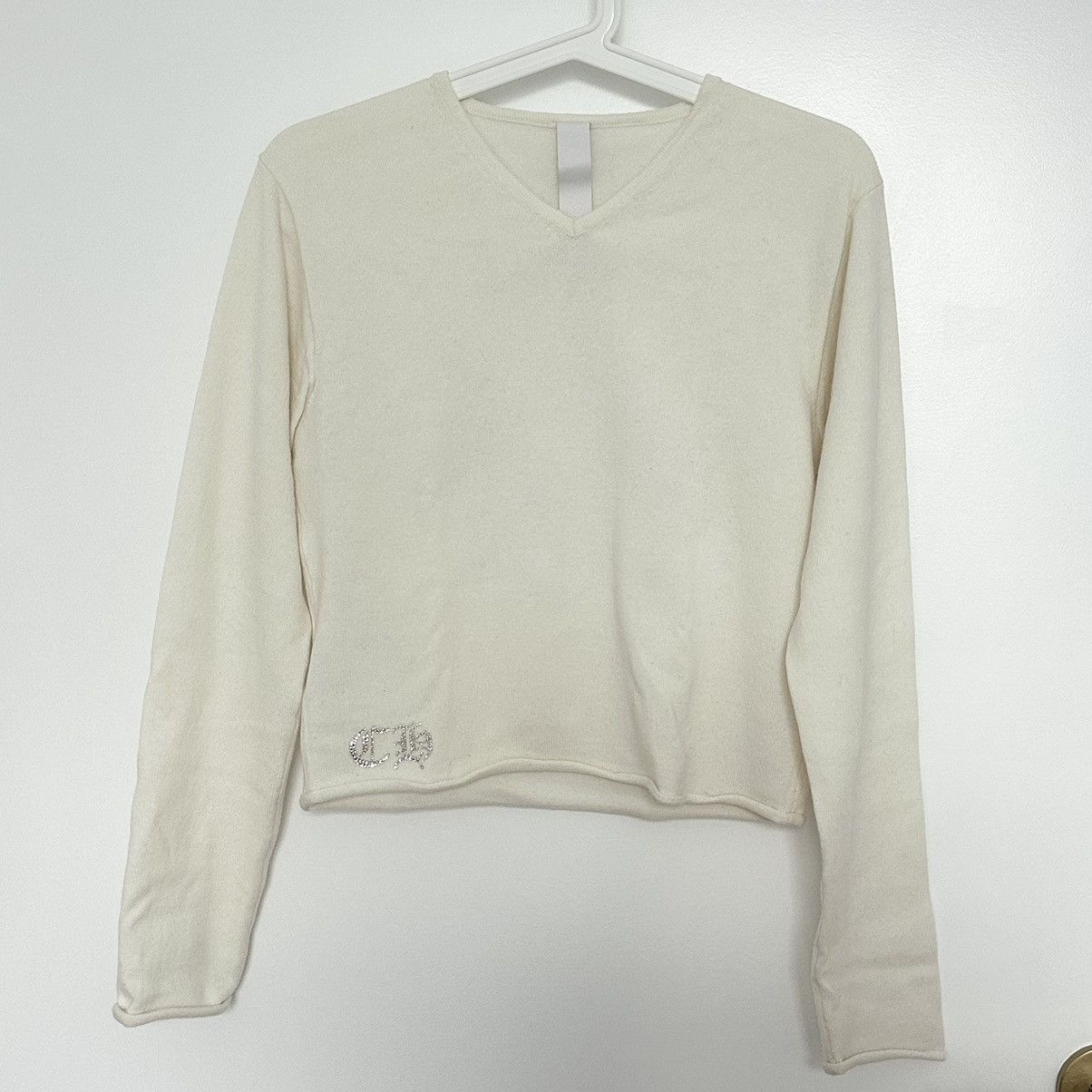 Chrome Hearts Chrome Hearts Crystal Cashmere Sweater Size XS / US 0-2 / IT 36-38 - 2 Thumbnail