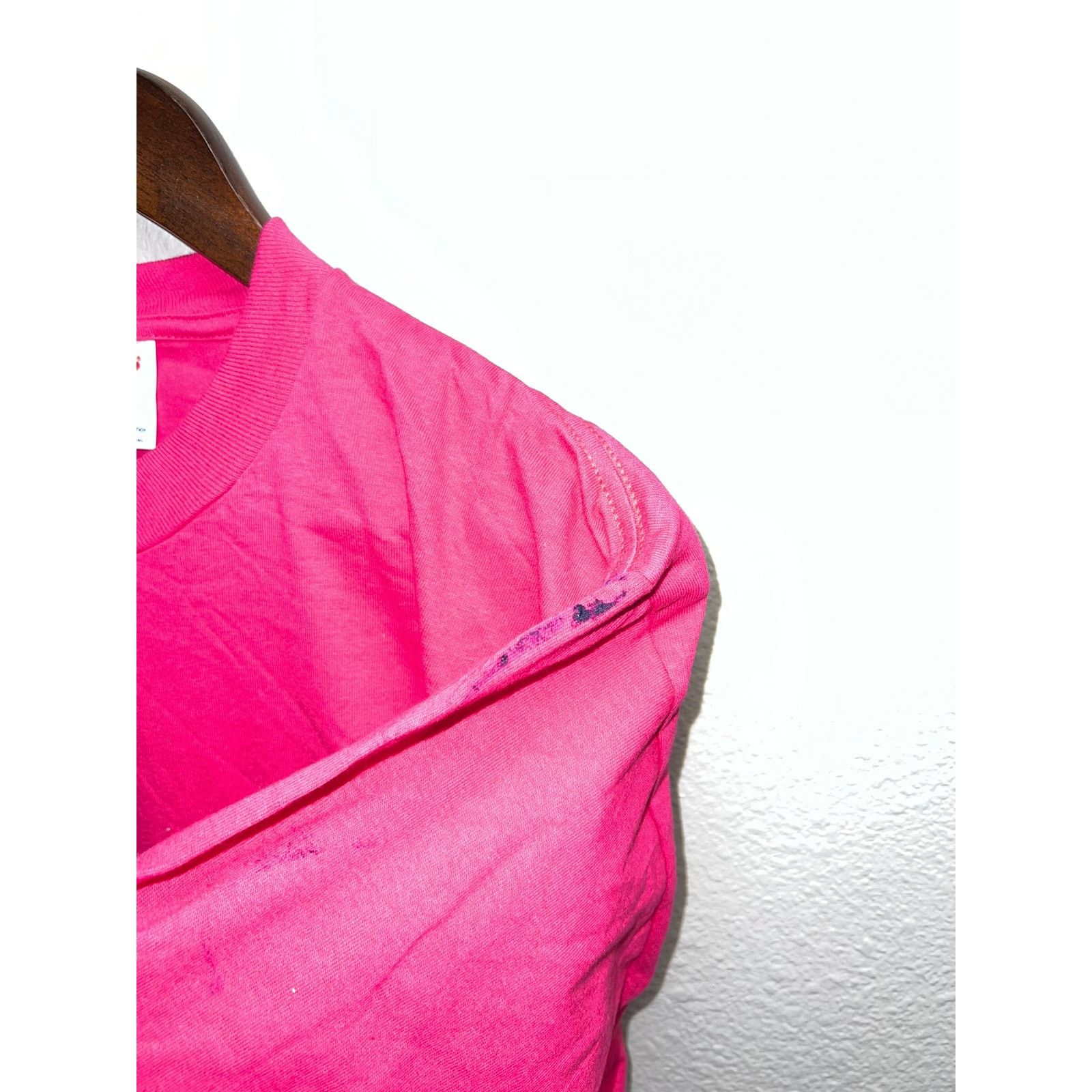 Jerzees 90s Vintage Jerzees Pink Blank Shirt Tee 1990s VTG L Large Size US L / EU 52-54 / 3 - 3 Thumbnail