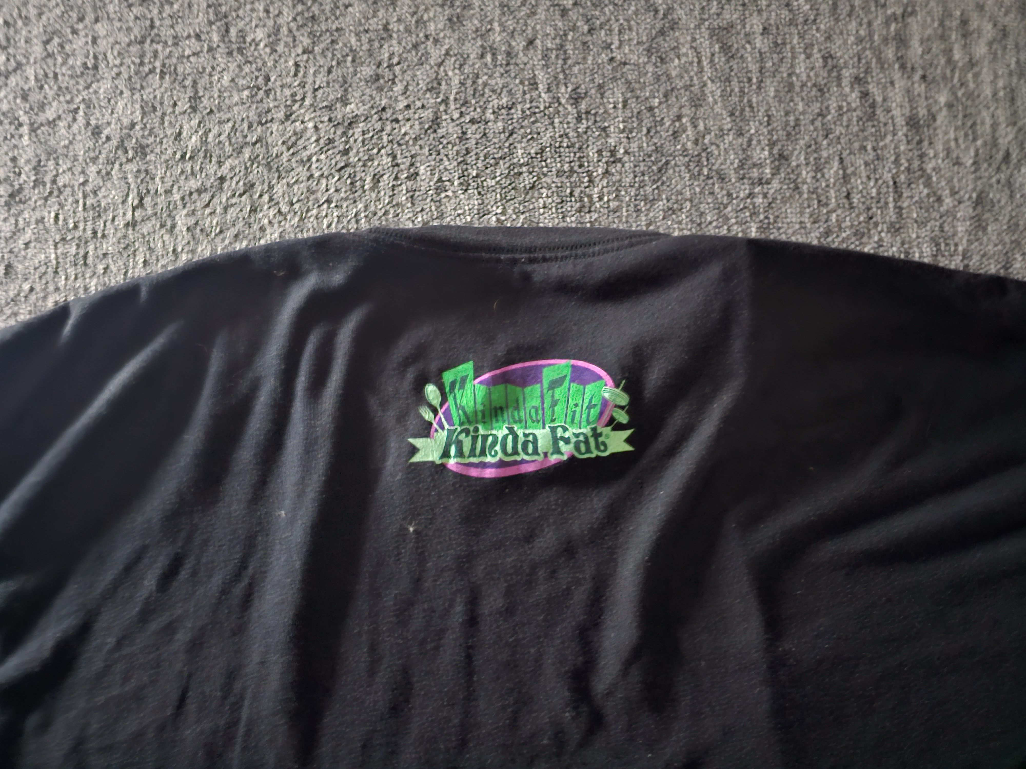 Other Kinda Fit Kinda Fat Haunted Home Gym Glow Dark Tee Black 4XL Size US XXL / EU 58 / 5 - 6 Thumbnail