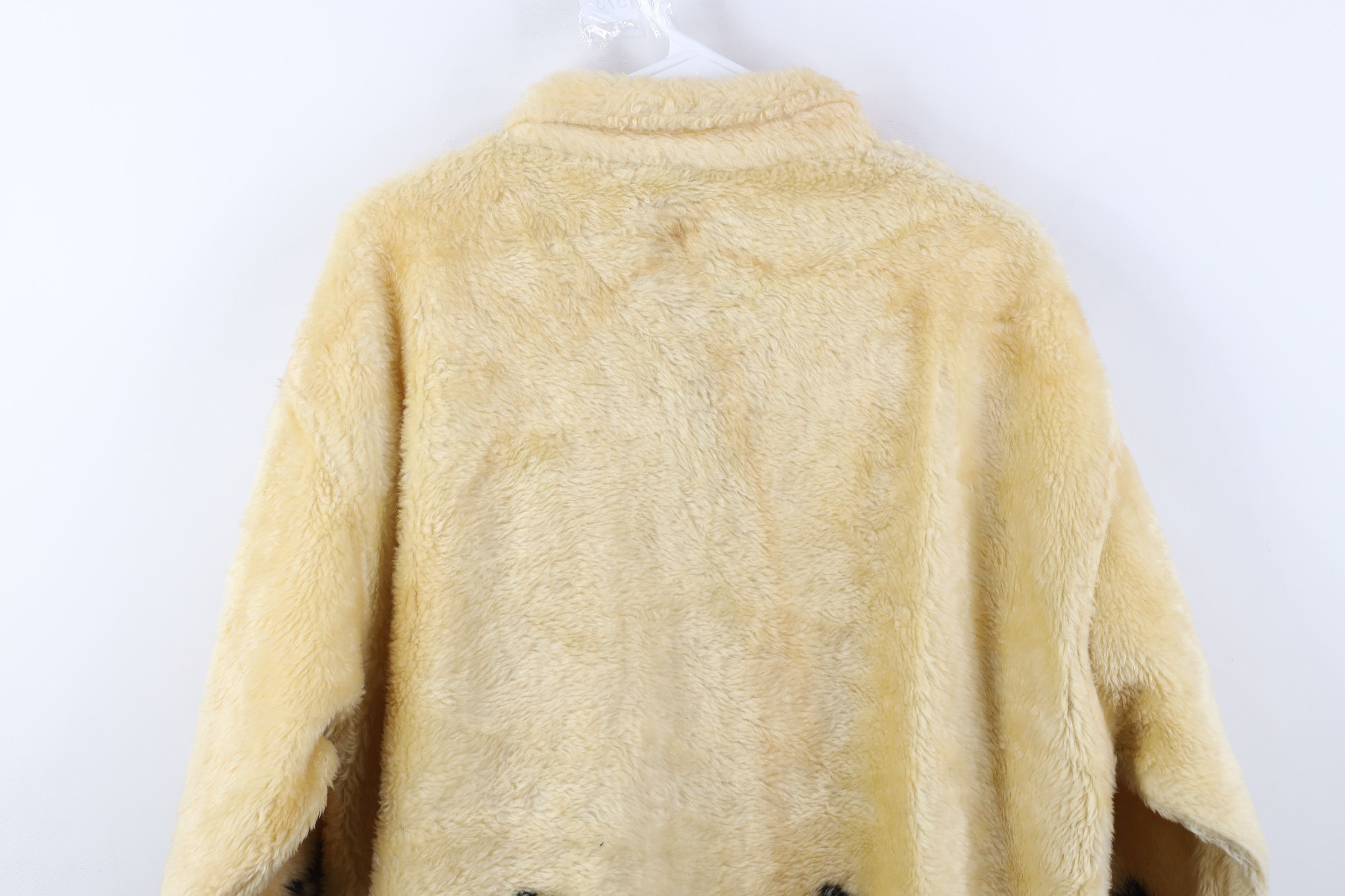 Vintage Vintage 90s Y2K Streetwear Dog All Over Print Fleece Jacket Size XXL / US 16-18 / IT 52-54 - 14 Thumbnail