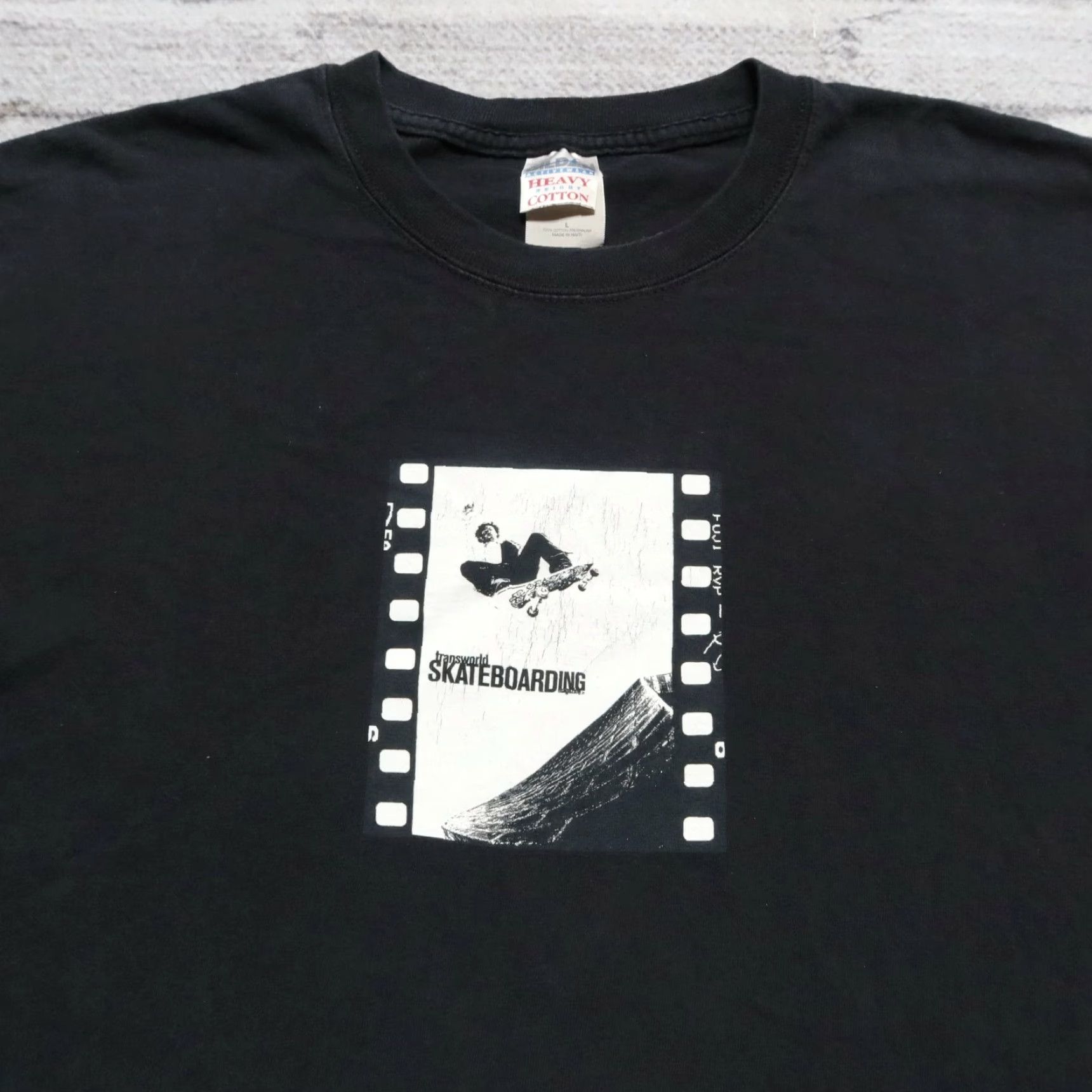 Vintage VINTAGE Transworld Skateboarding Tshirt Black Large Mens Promo Mark Gonzales 90s Skateboarding Shirt Size US L / EU 52-54 / 3 - 3 Thumbnail