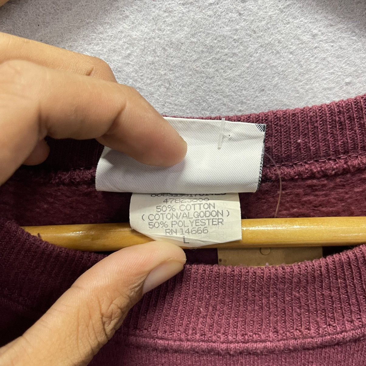 Lee Vintage 1980s Lee Cotton Blend Sweatshirt – Made in USA Size US L / EU 52-54 / 3 - 8 Thumbnail