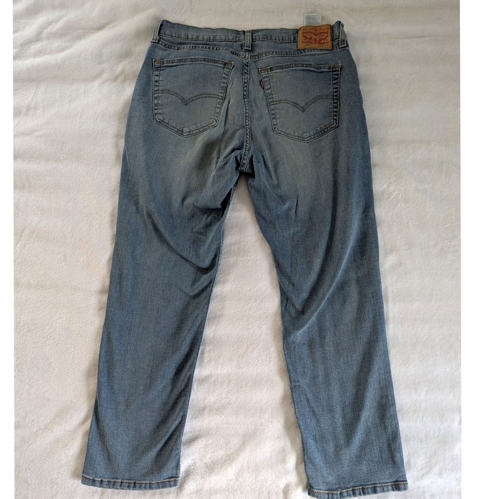 Vintage Levi Strauss 541 Athletic Fit Jeans Mens W36 L32 Blue Denim Straight Leg Pants Size US 36 / EU 52 - 6 Thumbnail