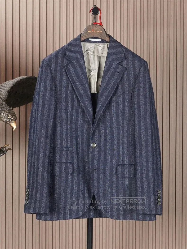 Brunello Cucinelli Brunello Cucinelli Alpaca Linen Blazer. Size US M / EU 48-50 / 2 - 1 Thumbnail