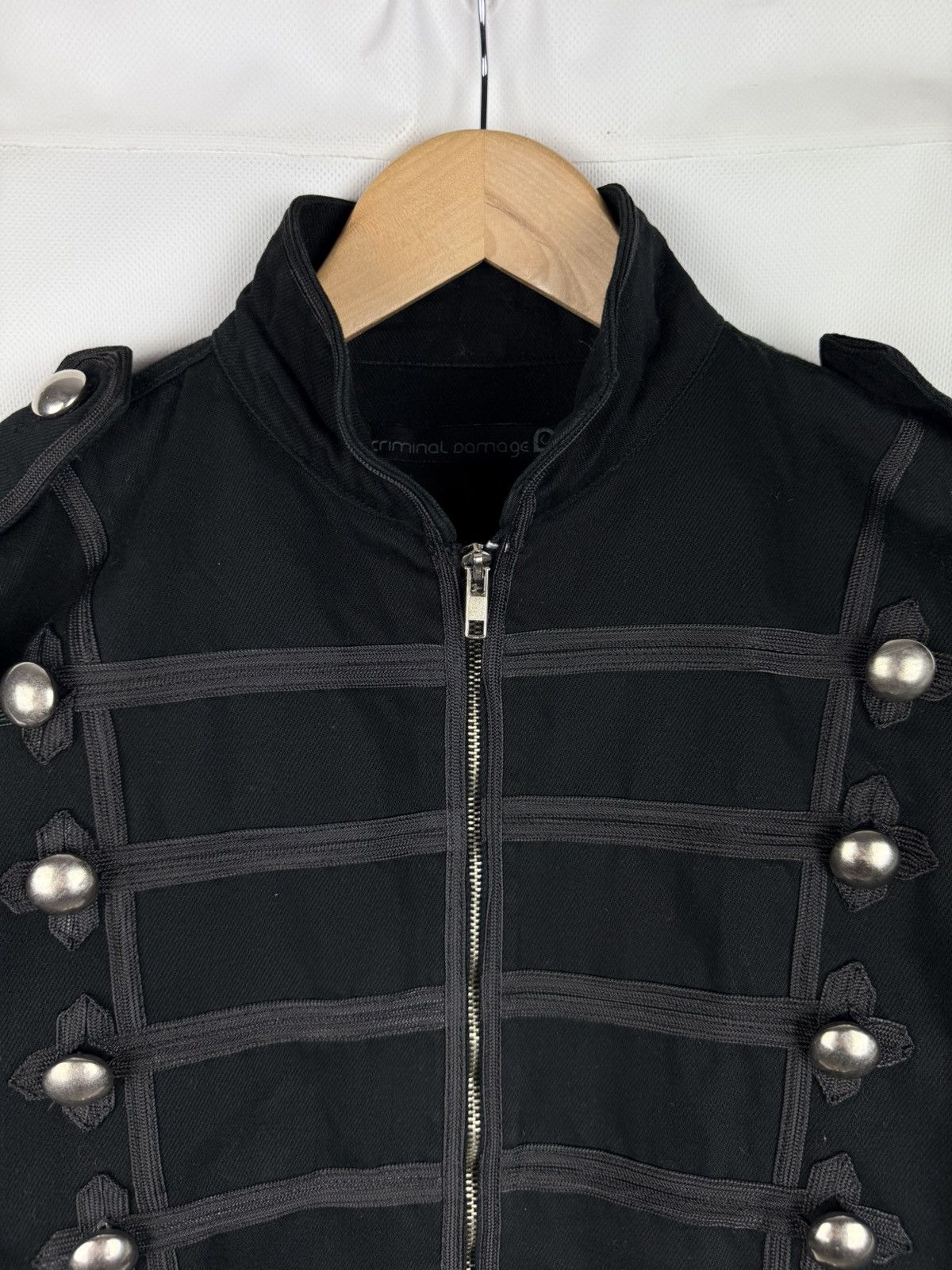 Criminal Damage Criminal Damage Ladies Grid Jacket Full Zip Gothic Size S Size S / US 4 / IT 40 - 8 Thumbnail