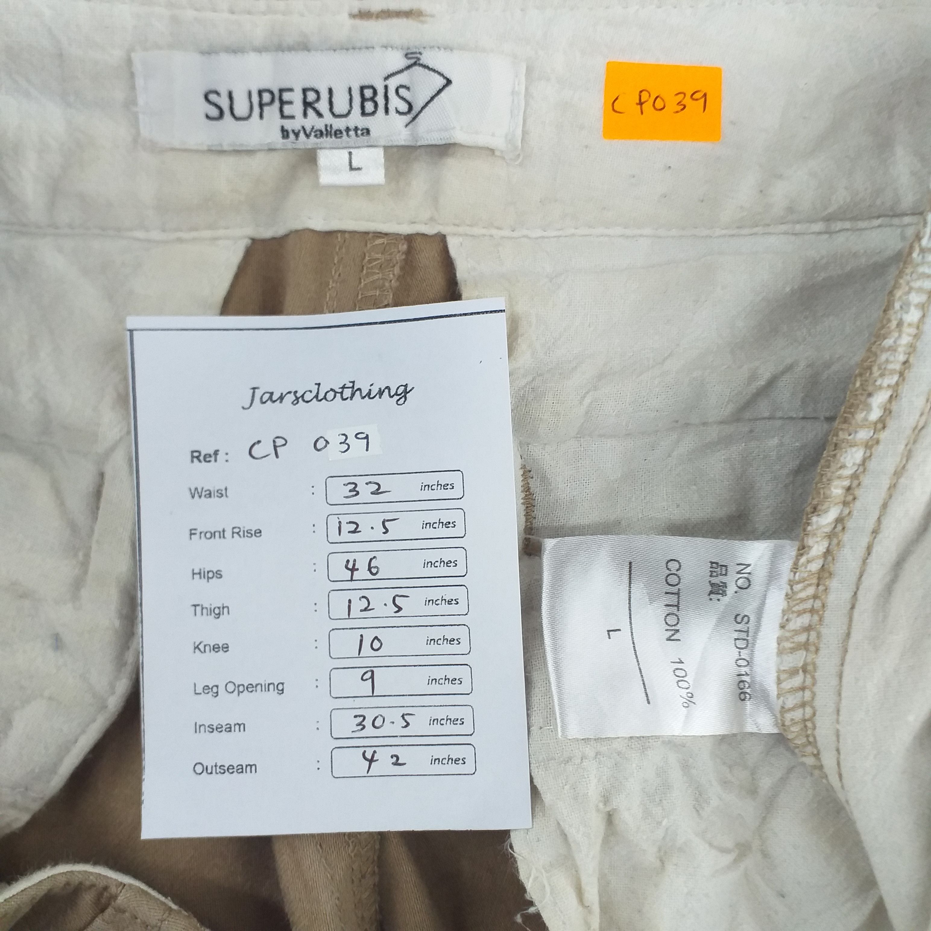 Japanese Brand Valletta Japanese Brand Cargo Pockets Pants -CP039 Size US 32 / EU 48 - 14 Thumbnail
