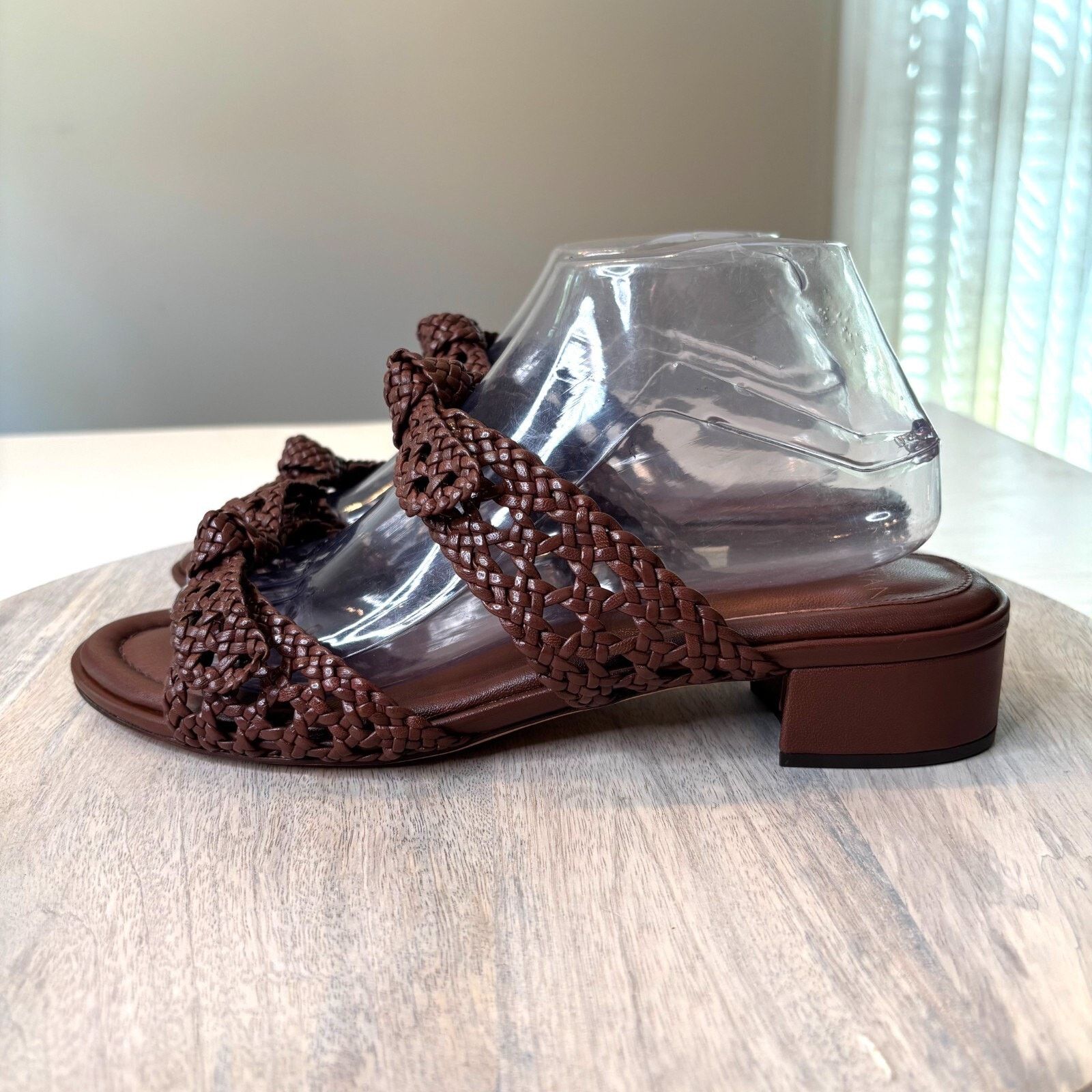 Alexandre Birman Alexandre Birman Clarita 90 Braided Leather Mules US Size 11 Size US 11 / IT 41 - 3 Thumbnail
