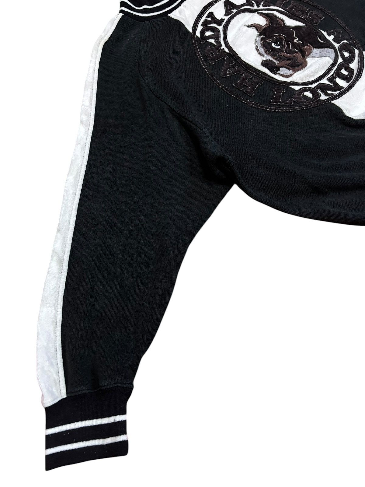 Hardy Amies × Vintage Hardy Amies Sport Embroidered Big Logo Bomber Sweatshirt Size US M / EU 48-50 / 2 - 7 Thumbnail
