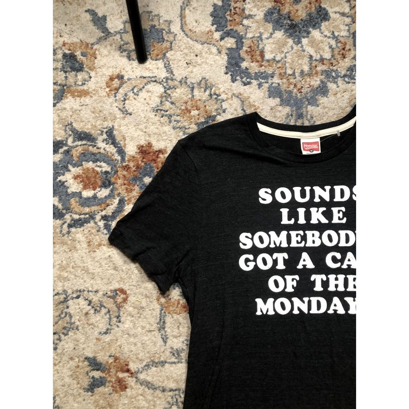 Vintage Homage Shirt Mens M Black Case Of The Mondays Office Space Graphic Tee Size US M / EU 48-50 / 2 - 3 Thumbnail