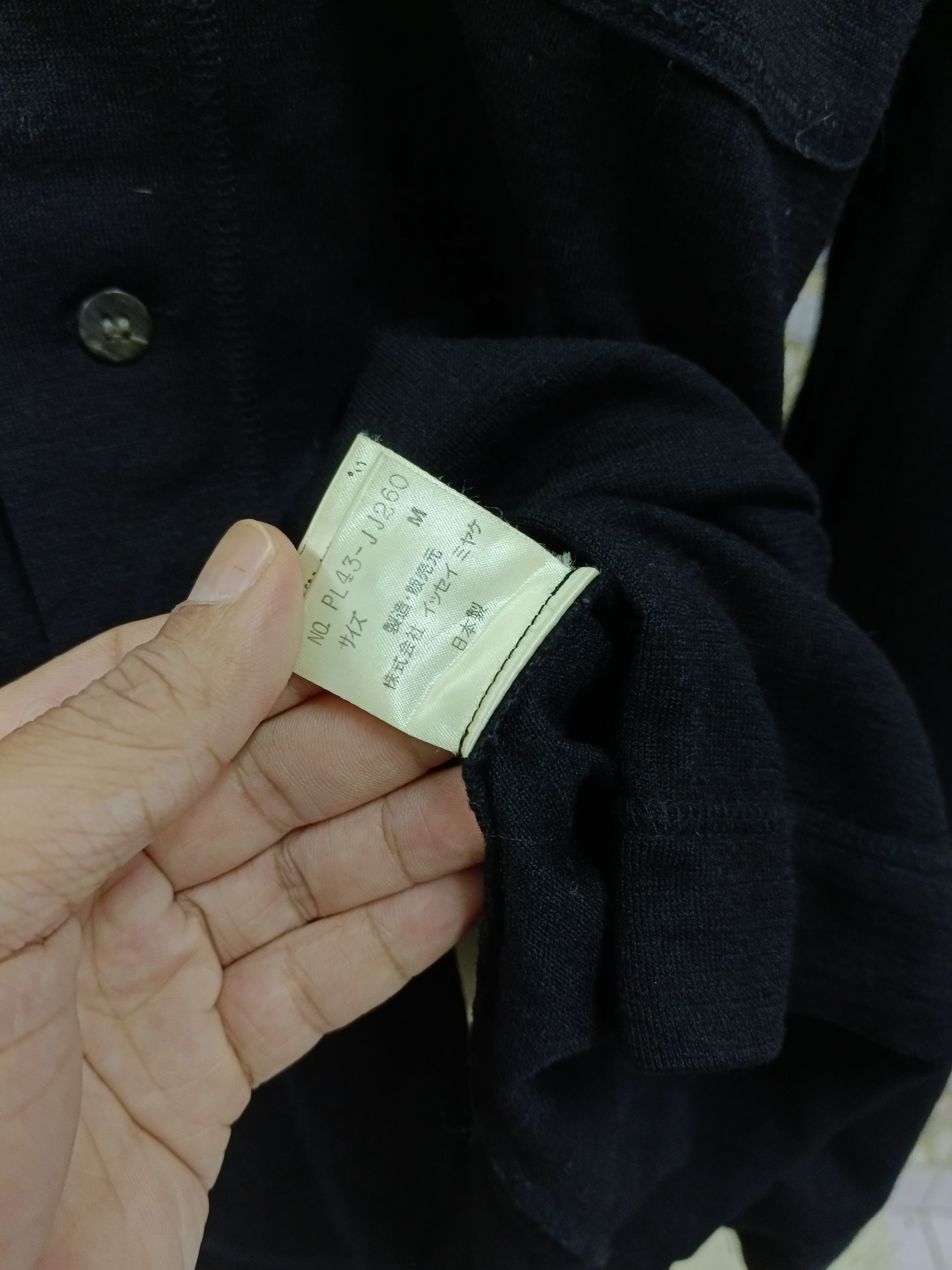 Issey Miyake ISSEY MIYAKE PLANTATION WOOL STAND COLLAR SHIRT Size US M / EU 48-50 / 2 - 6 Thumbnail