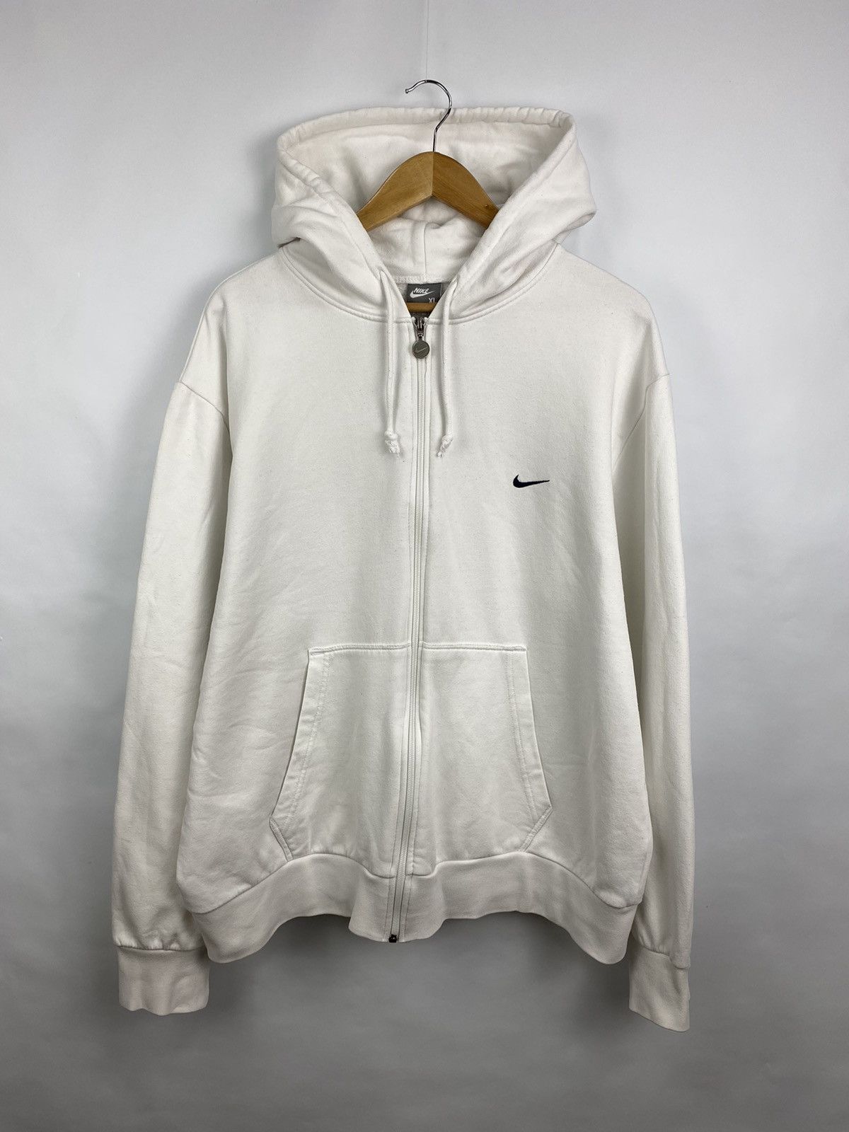 Nike 🇺🇸 Vintage 90s Nike Athletic zip hoodie rare retro Y2K Size US XL / EU 56 / 4 - 3 Thumbnail
