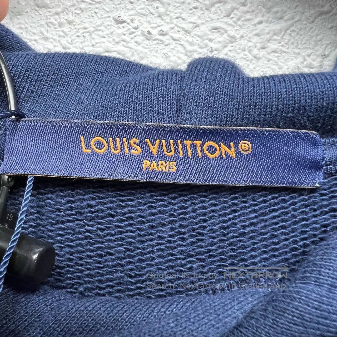 Louis Vuitton louis vuitton blue drawstring hoodie sweatshirt. Size US XL / EU 56 / 4 - 5 Thumbnail