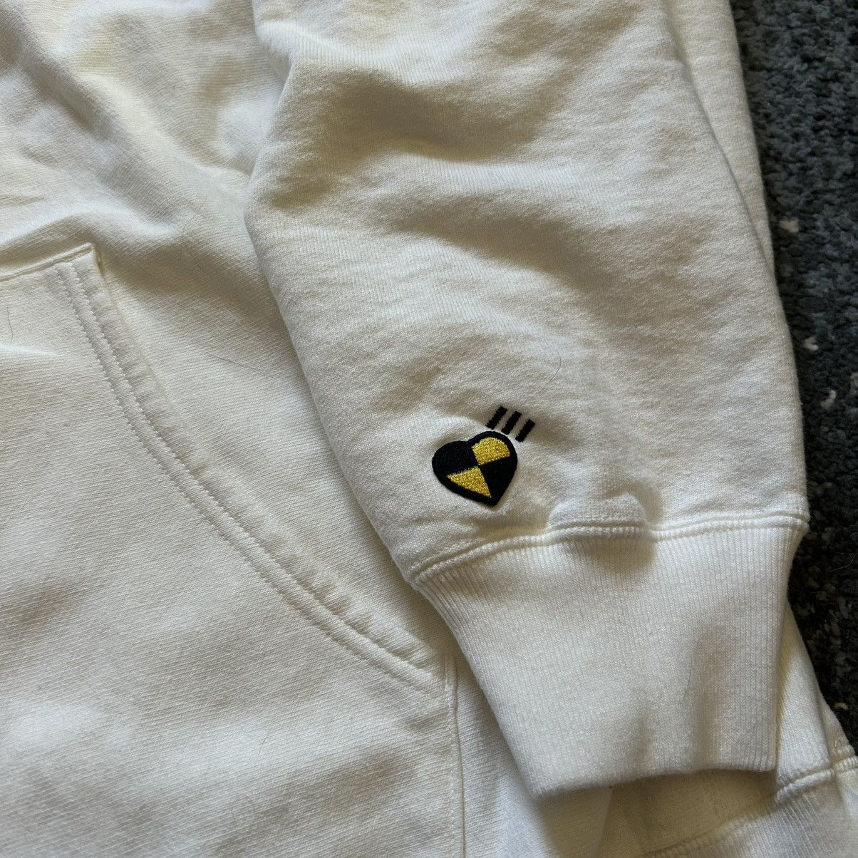 A$AP Rocky × Human Made HUMAN TESTiNG ASAP ROCKY NiGO HEAVYWEiGHT FLEECE HOODiE ÉCRU Size US XXL / EU 58 / 5 - 2 Thumbnail