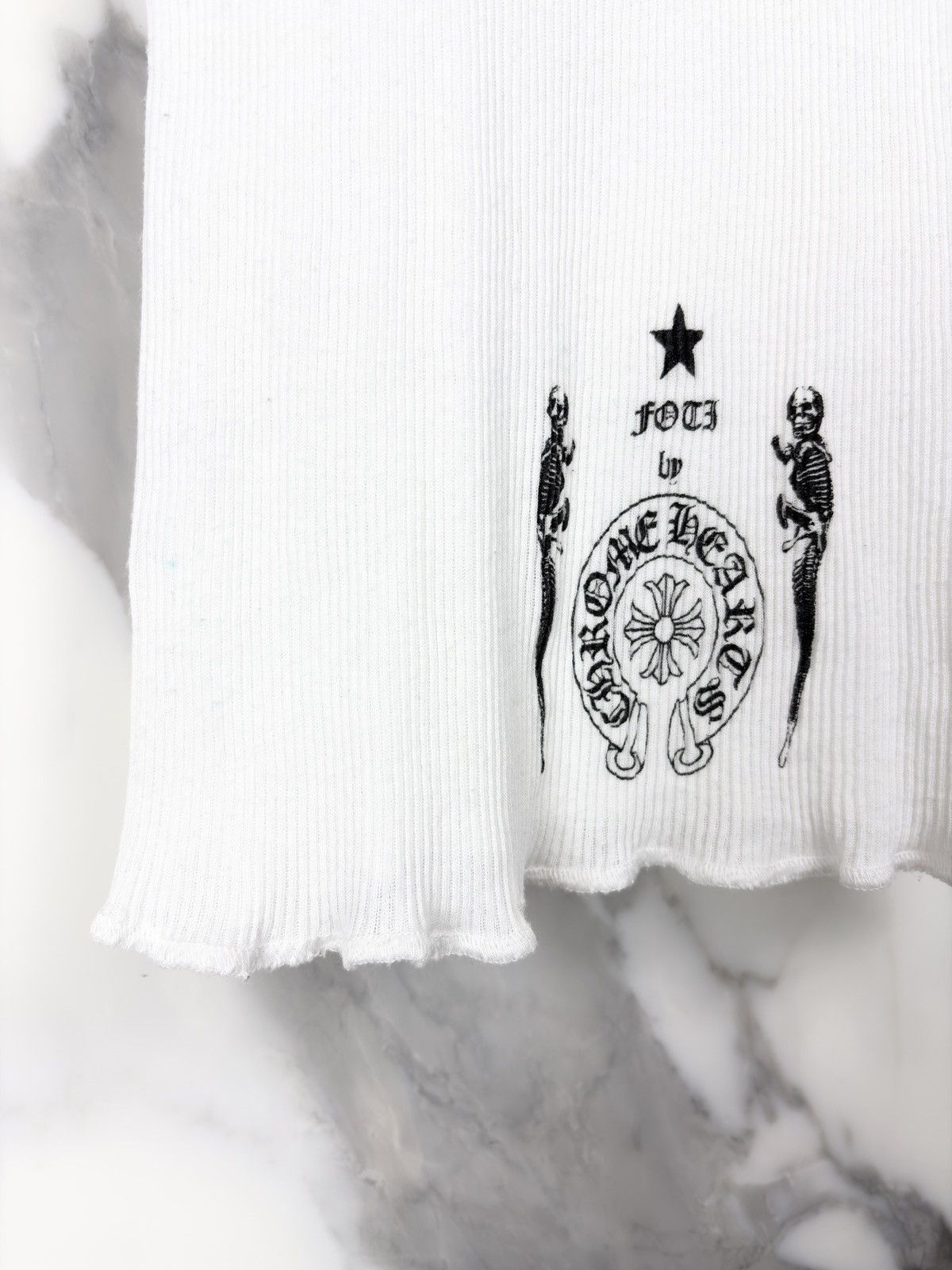 Chrome Hearts Chrome Hearts Vintage Foti Skull Logo Tank Top White Size US S / EU 44-46 / 1 - 4 Thumbnail