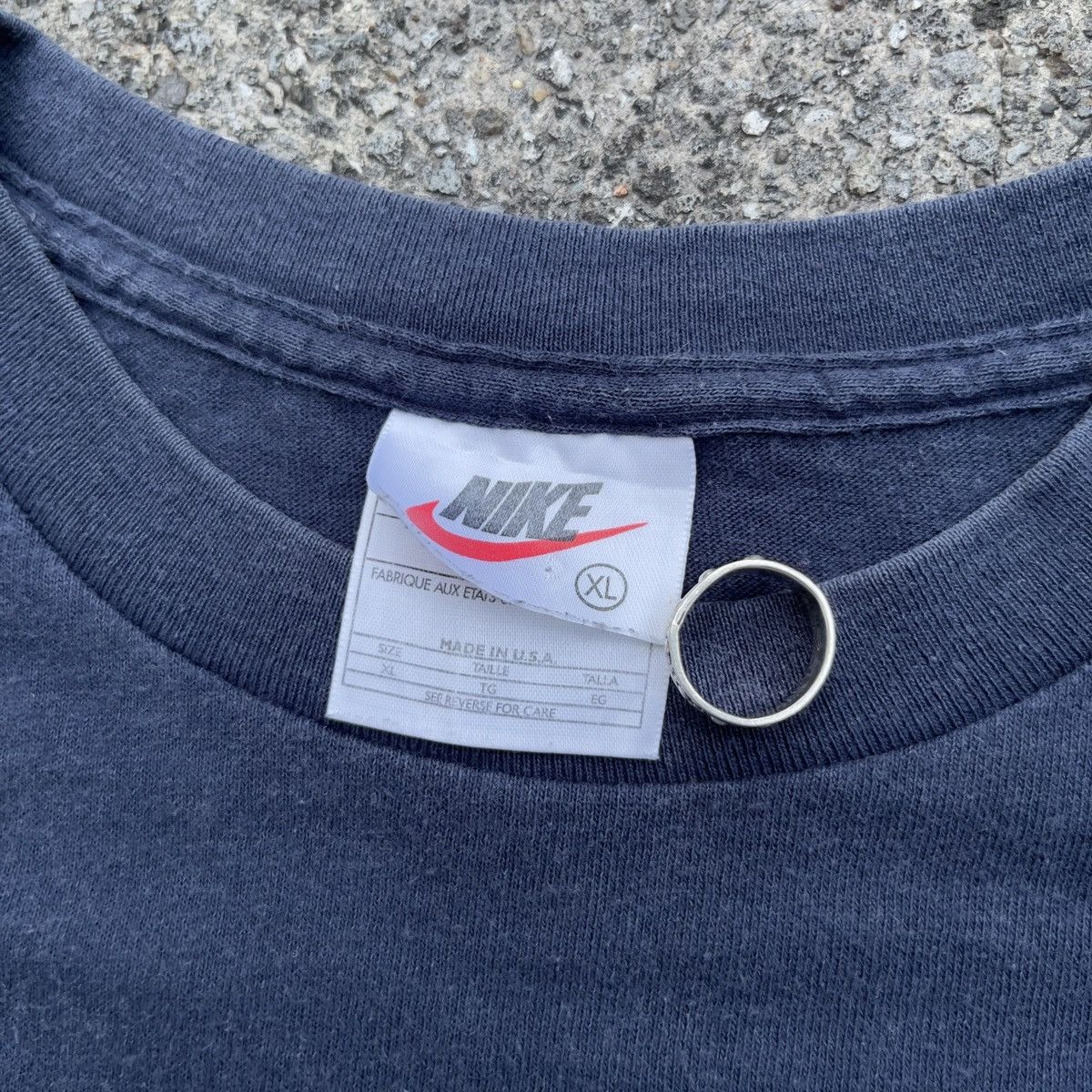 Nike Vintage 90s NIKE Embroidered Swoosh Shirt Size US XL / EU 56 / 4 - 4 Thumbnail