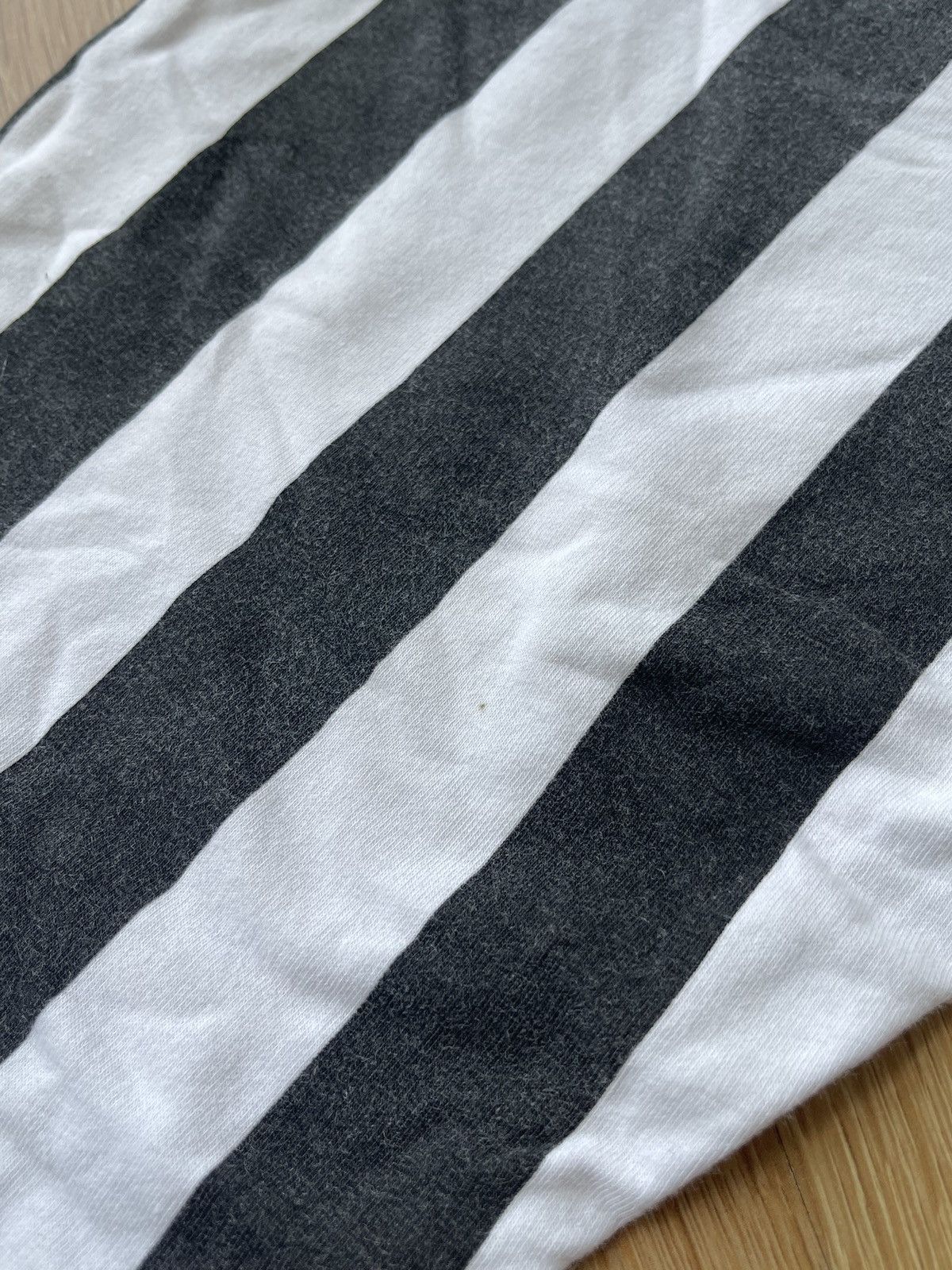 Japanese Brand VTG Striped Baggy Harem Pants Grunge Punk Issey Miyake Style Size US 29 - 15 Thumbnail