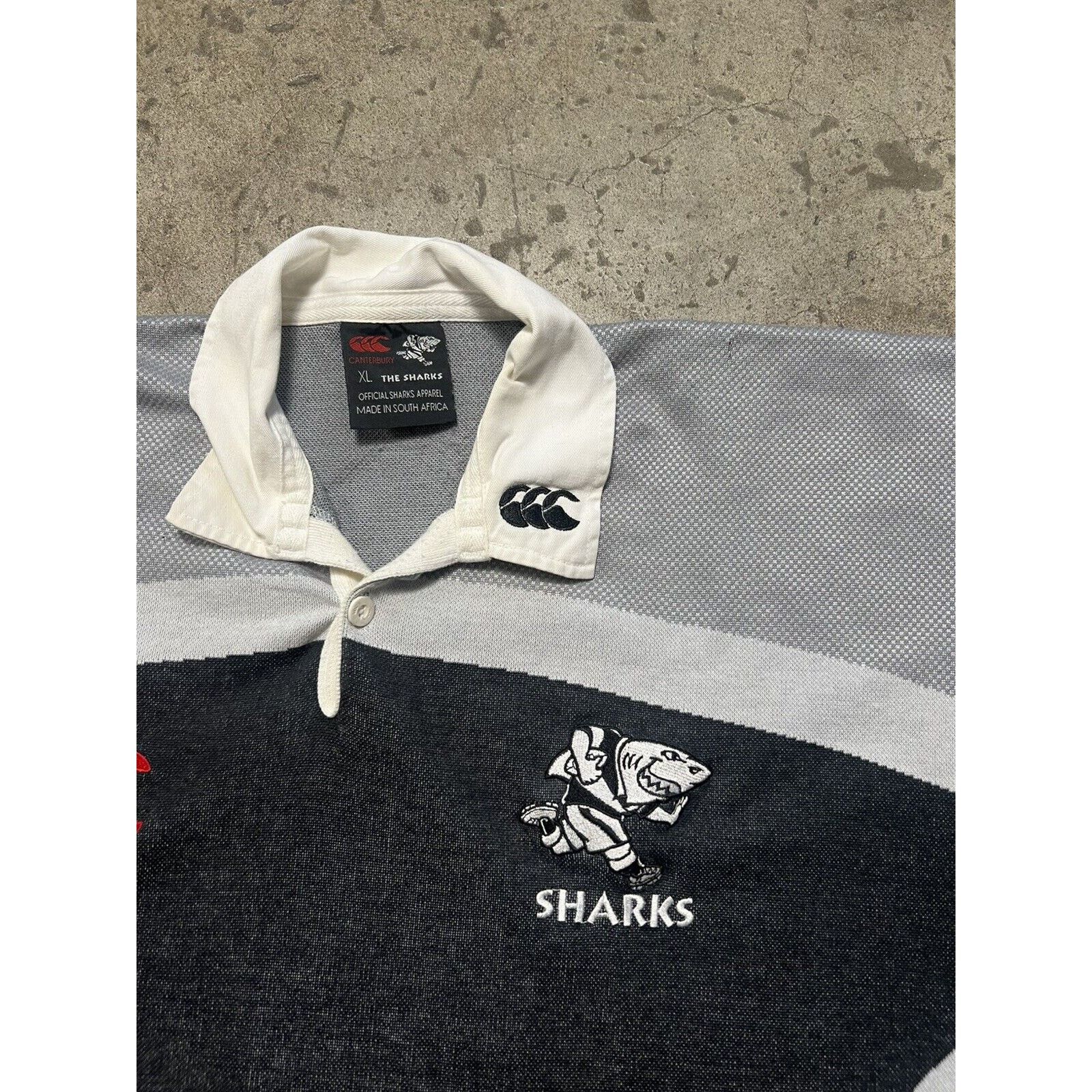 Canterbury of New Zealand Sharks South Africa Super 12 Canterbury of New Zealand Size US XL / EU 56 / 4 - 3 Thumbnail