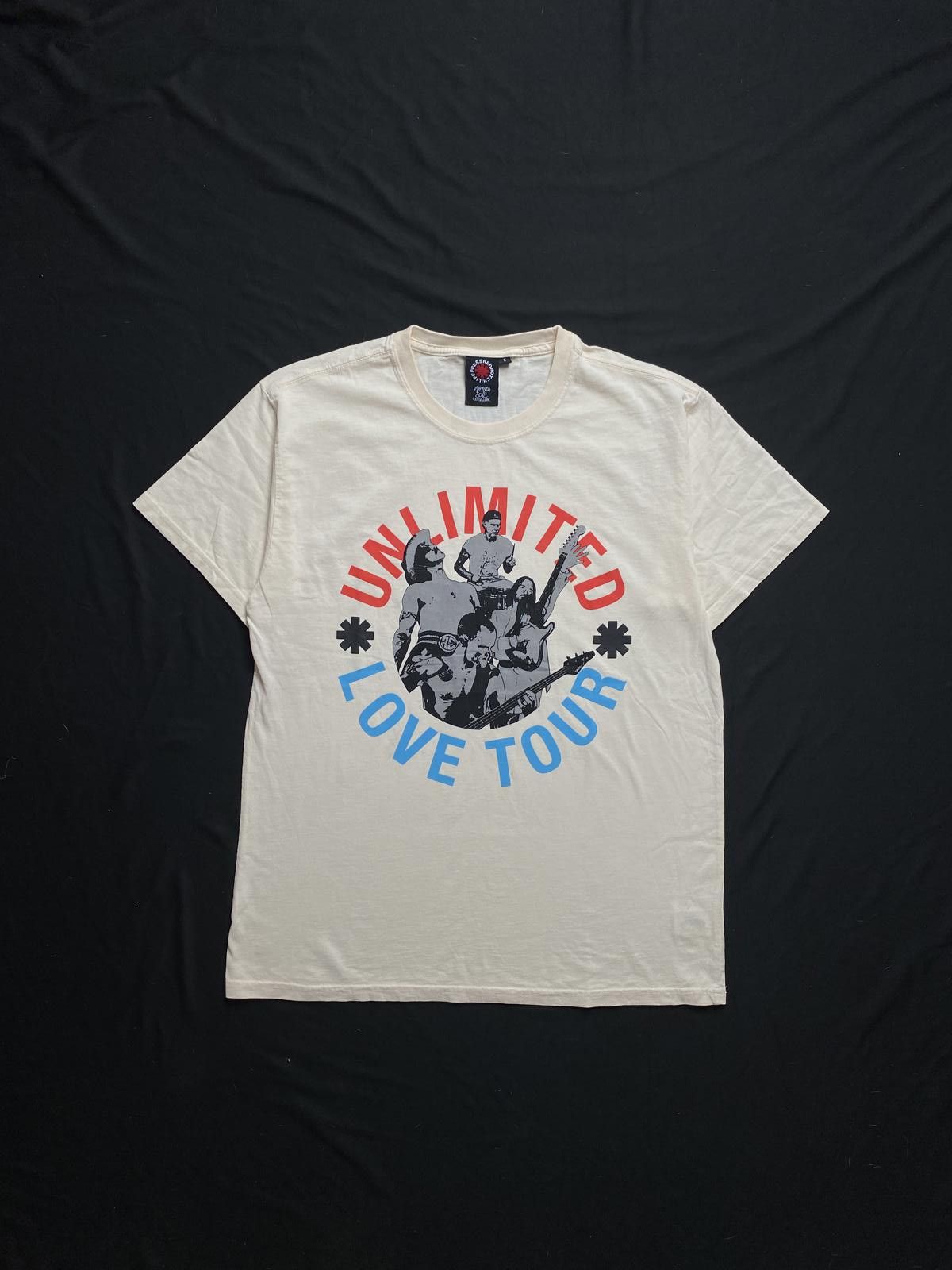 Japanese Brand Rare Red Hot Chili Peppers Unlimited Love T-shirt Large Size US L / EU 52-54 / 3 - 1 Thumbnail